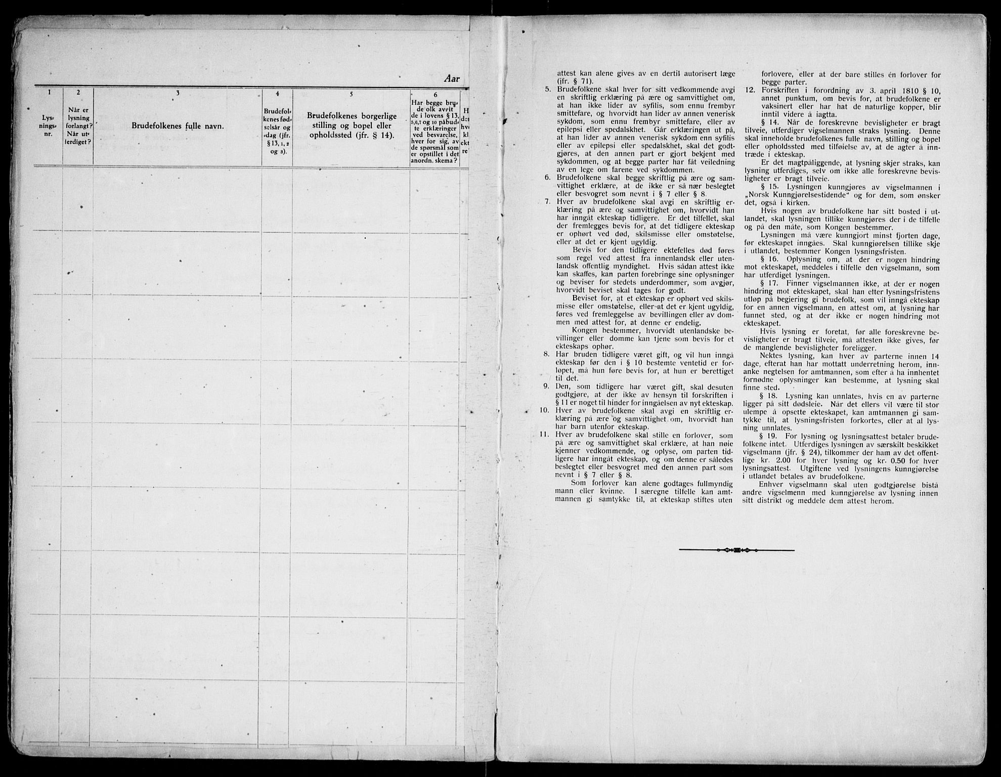 Lunder kirkebøker, AV/SAKO-A-629/H/Ha/L0002: Banns register no. 2, 1919-1969