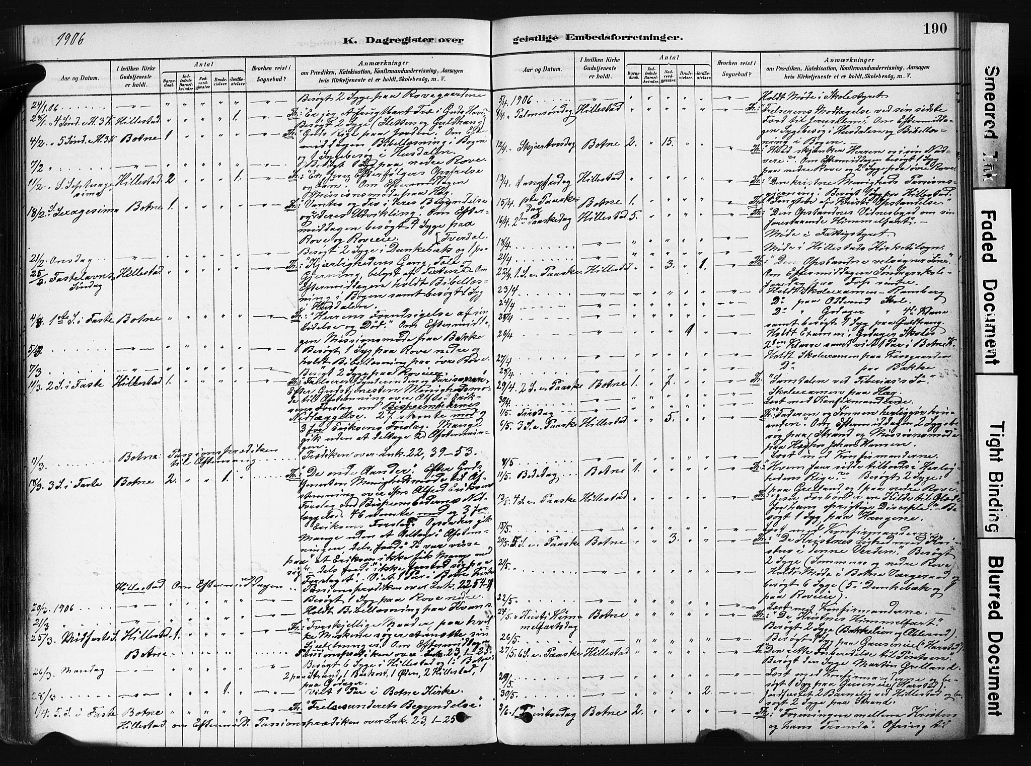 Botne kirkebøker, AV/SAKO-A-340/F/Fb/L0001: Parish register (official) no. II 1, 1878-1902, p. 190