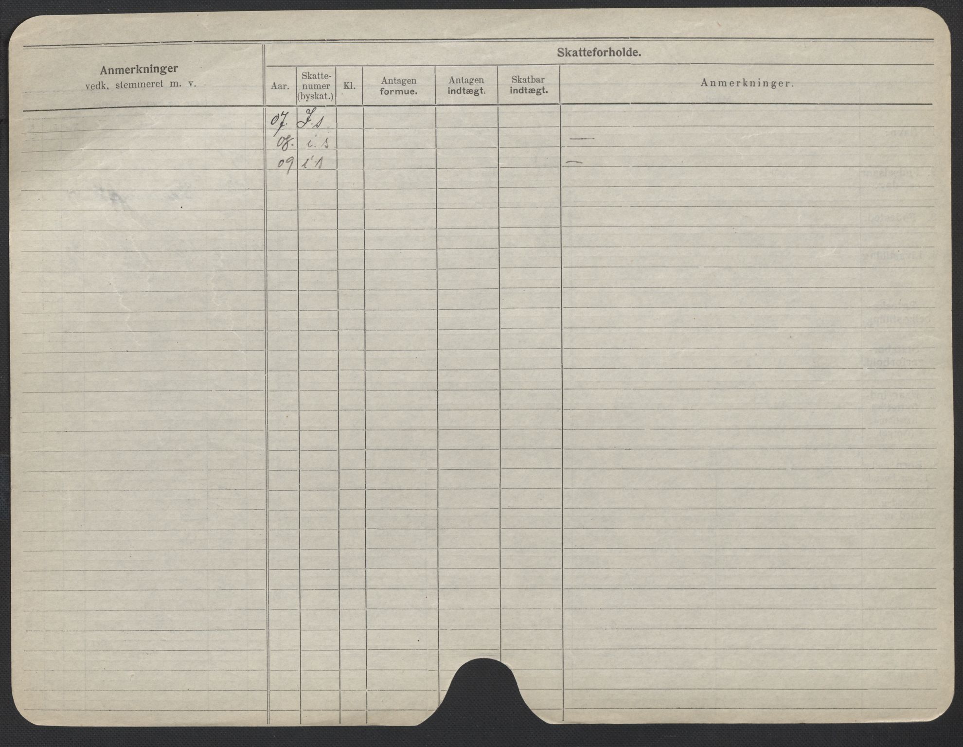 Oslo folkeregister, Registerkort, AV/SAO-A-11715/F/Fa/Fac/L0017: Kvinner, 1906-1914, p. 127b