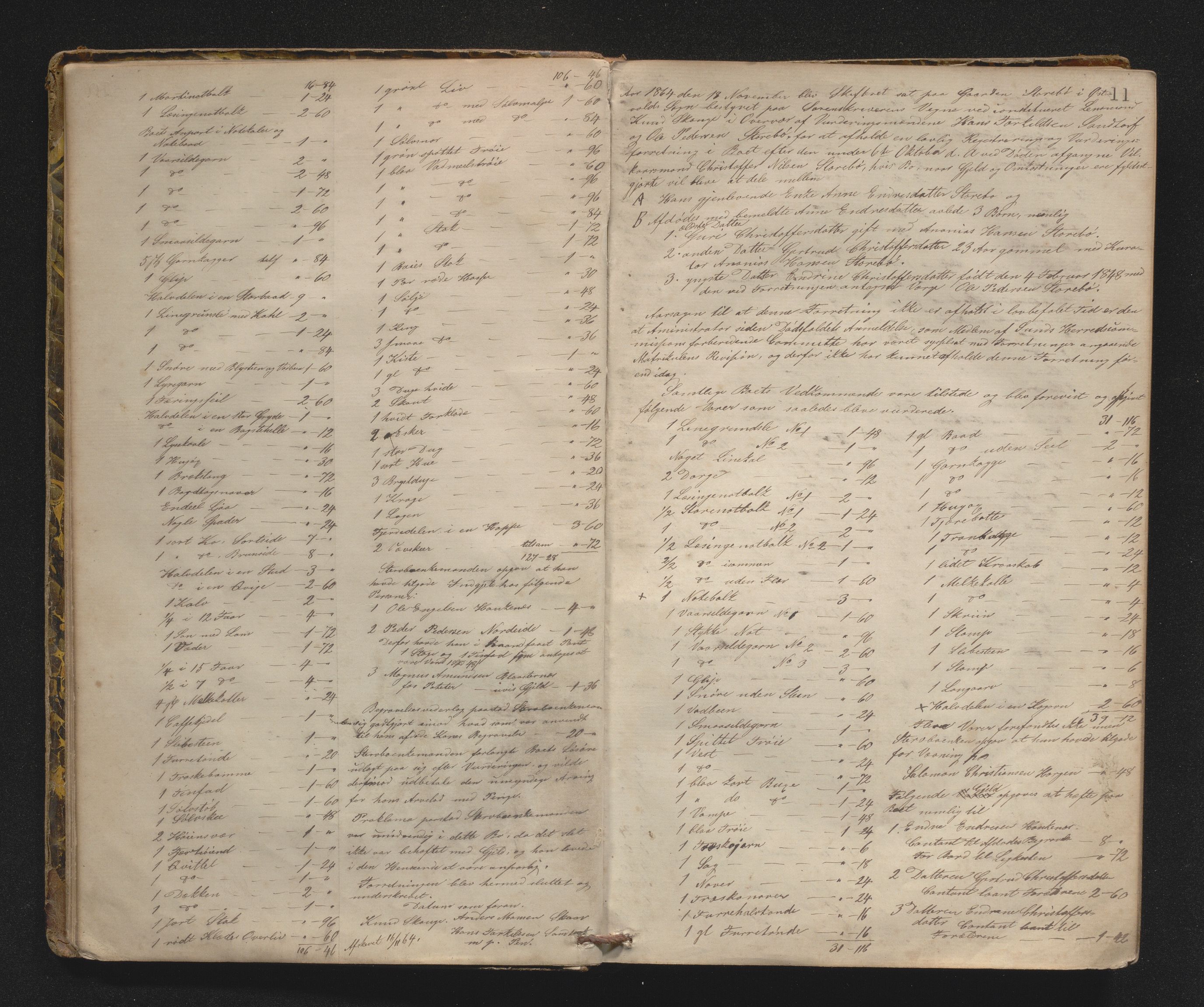 Lensmannen i Sund og Austevoll, AV/SAB-A-35201/0006/L0010: Registreringsprotokoll, 1863-1877, p. 10b-11a