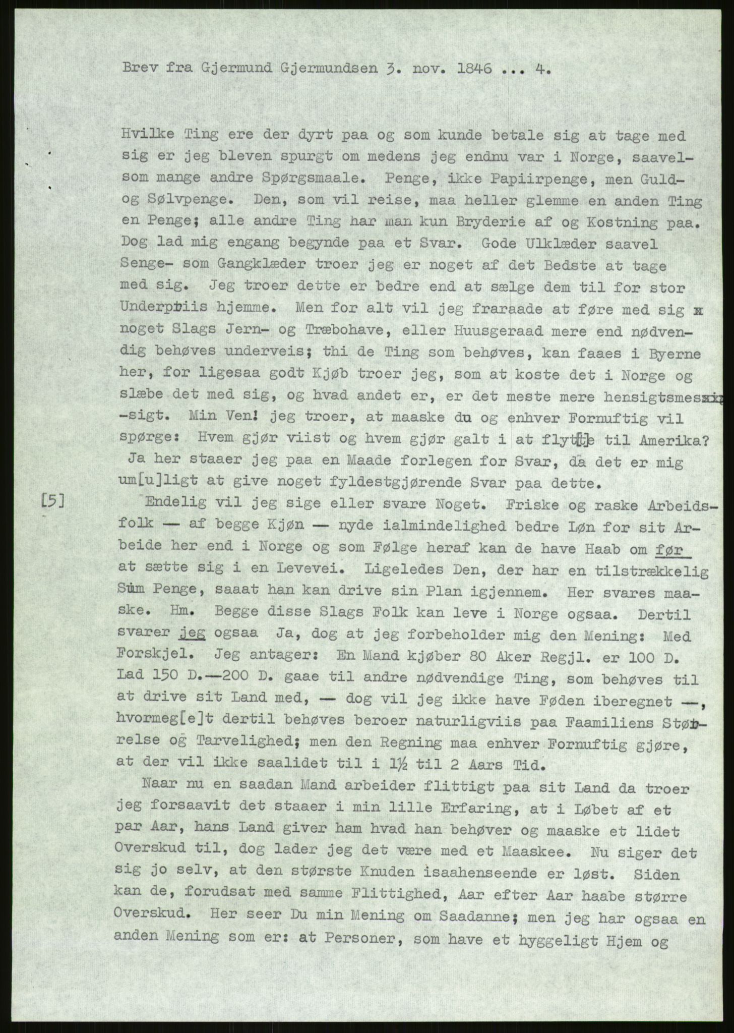 Samlinger til kildeutgivelse, Amerikabrevene, AV/RA-EA-4057/F/L0026: Innlån fra Aust-Agder: Aust-Agder-Arkivet - Erickson, 1838-1914, p. 405