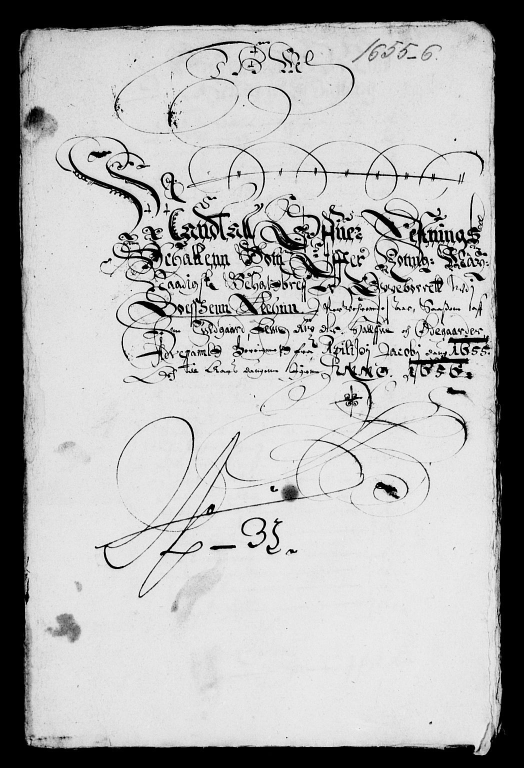 Rentekammeret inntil 1814, Reviderte regnskaper, Lensregnskaper, AV/RA-EA-5023/R/Rb/Rbw/L0123: Trondheim len, 1655-1656