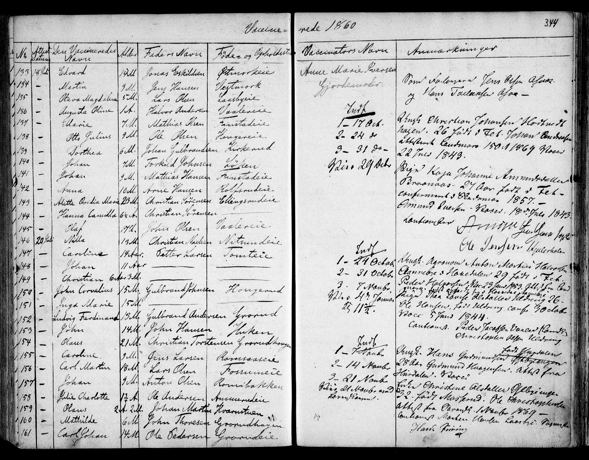 Skedsmo prestekontor Kirkebøker, SAO/A-10033a/F/Fa/L0010: Parish register (official) no. I 10, 1854-1865, p. 344