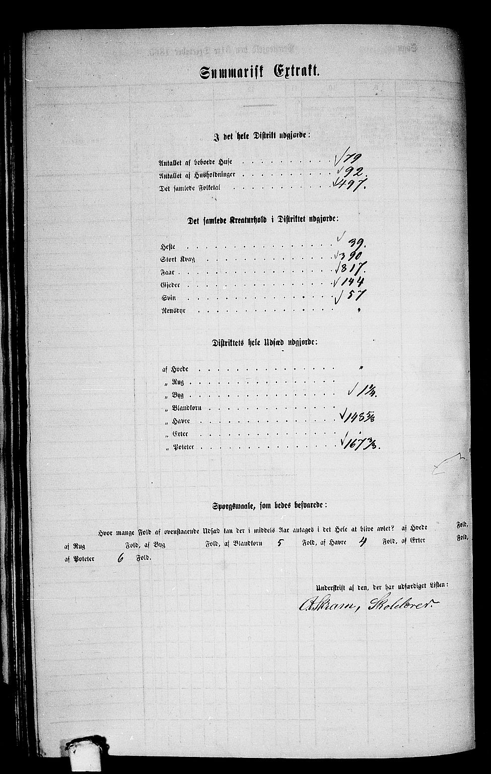 RA, 1865 census for Kinn, 1865, p. 114
