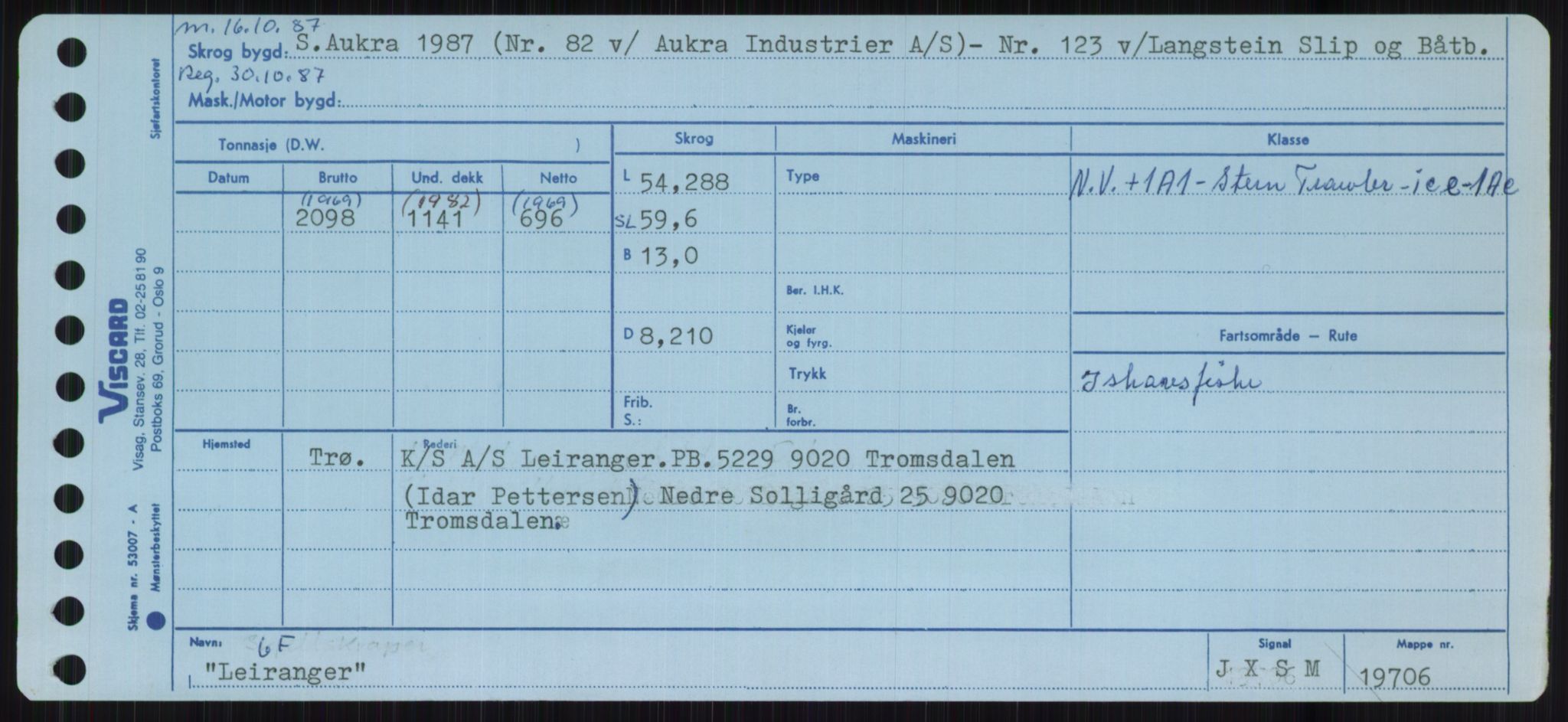 Sjøfartsdirektoratet med forløpere, Skipsmålingen, AV/RA-S-1627/H/Ha/L0003/0002: Fartøy, Hilm-Mar / Fartøy, Kom-Mar, p. 387