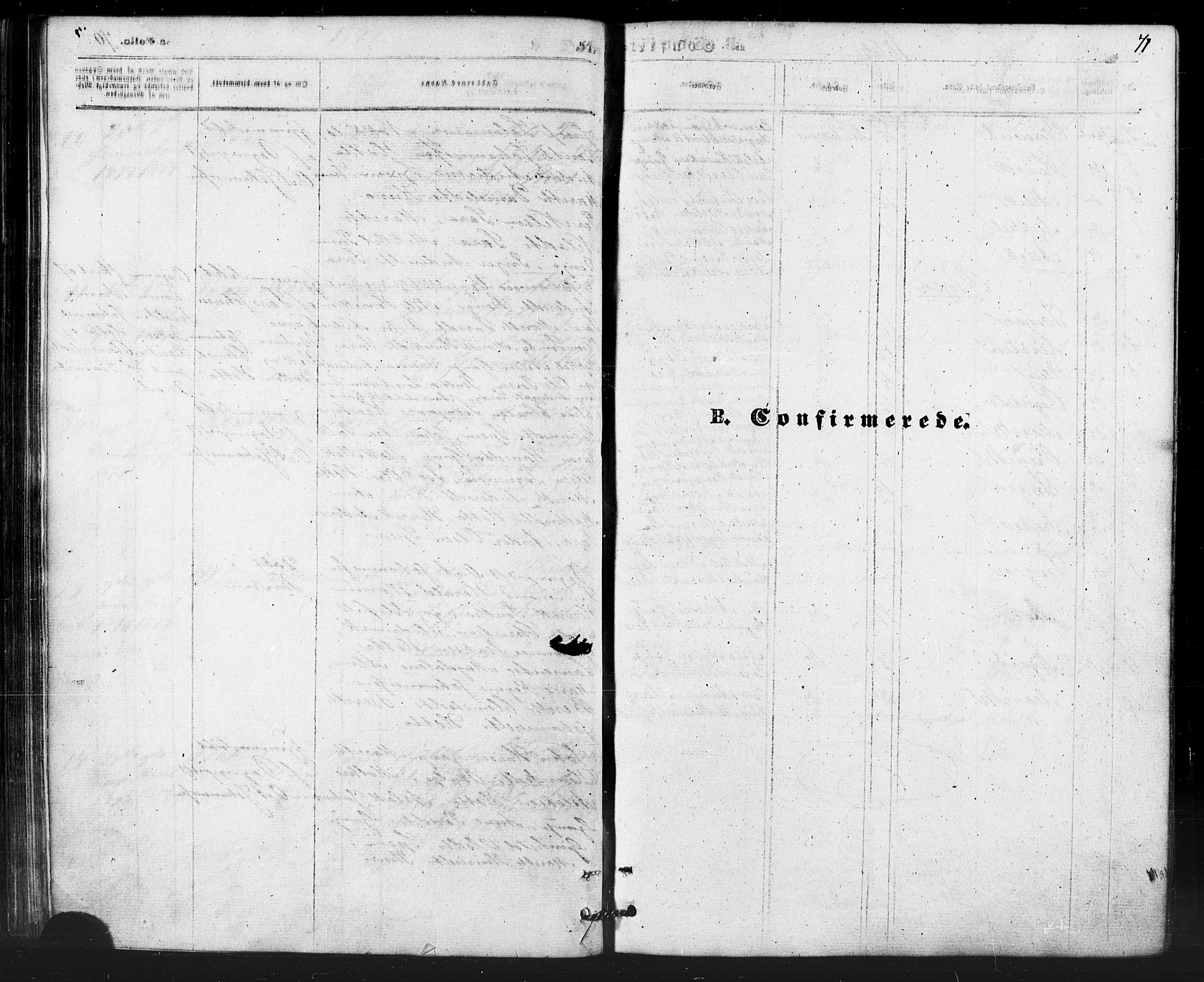 Kautokeino sokneprestembete, SATØ/S-1340/H/Ha/L0003.kirke: Parish register (official) no. 3, 1862-1879, p. 71