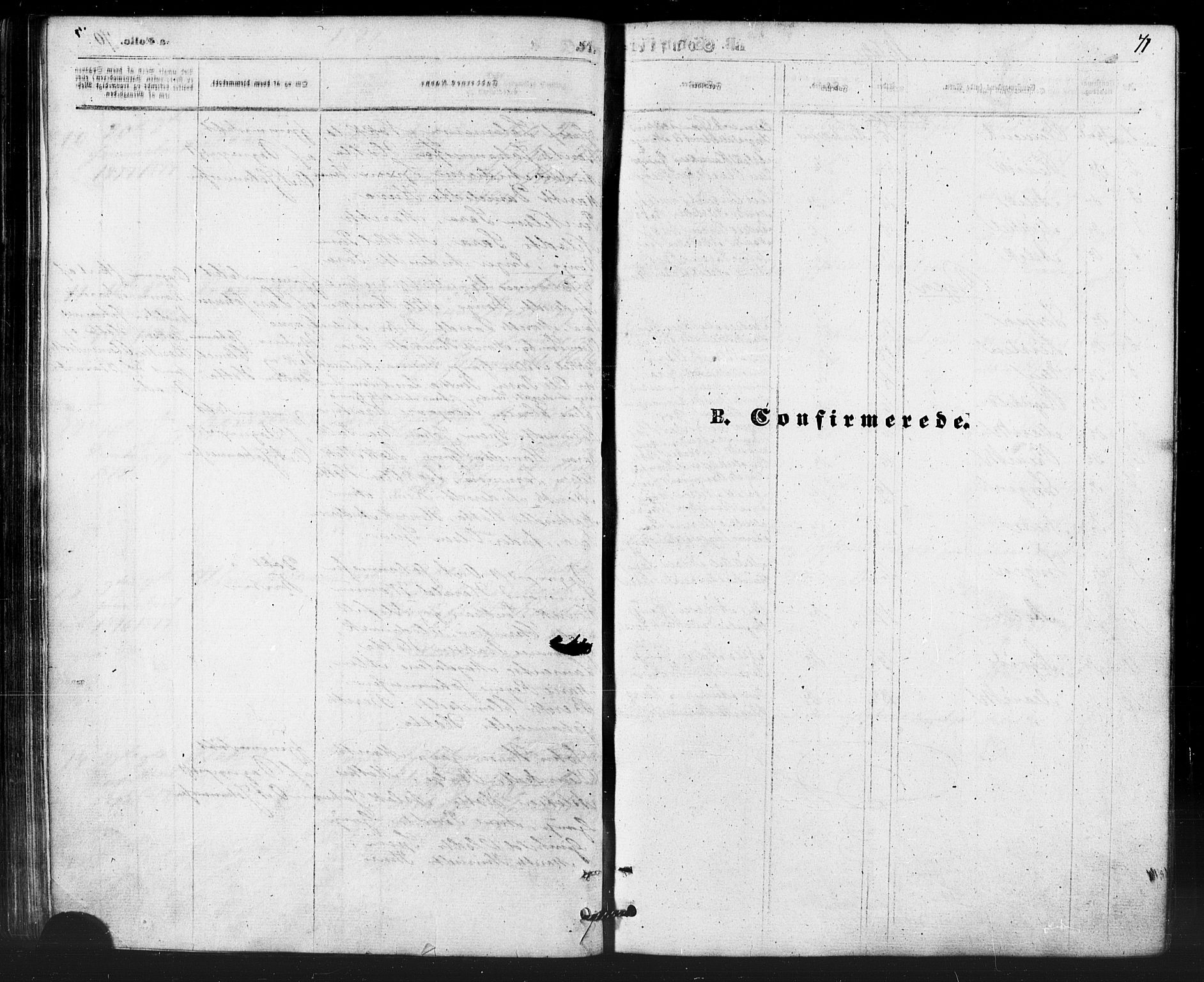 Kautokeino sokneprestembete, AV/SATØ-S-1340/H/Ha/L0003.kirke: Parish register (official) no. 3, 1862-1879, p. 71