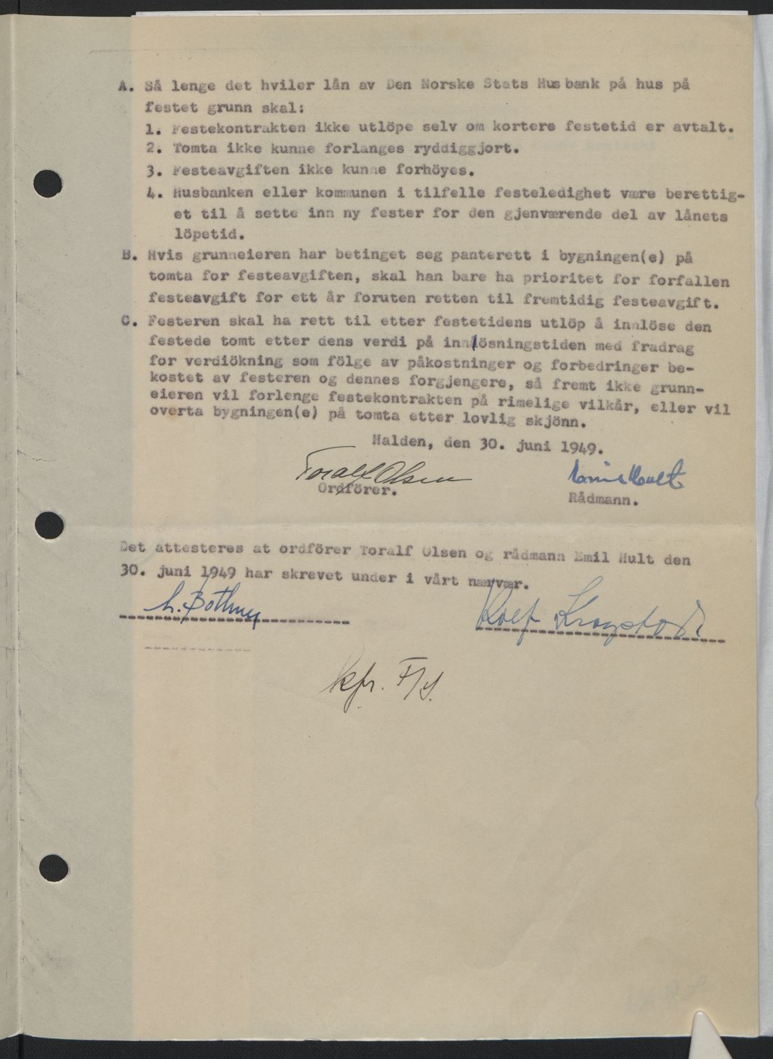 Idd og Marker sorenskriveri, AV/SAO-A-10283/G/Gb/Gbb/L0012: Mortgage book no. A12, 1949-1949, Diary no: : 1133/1949