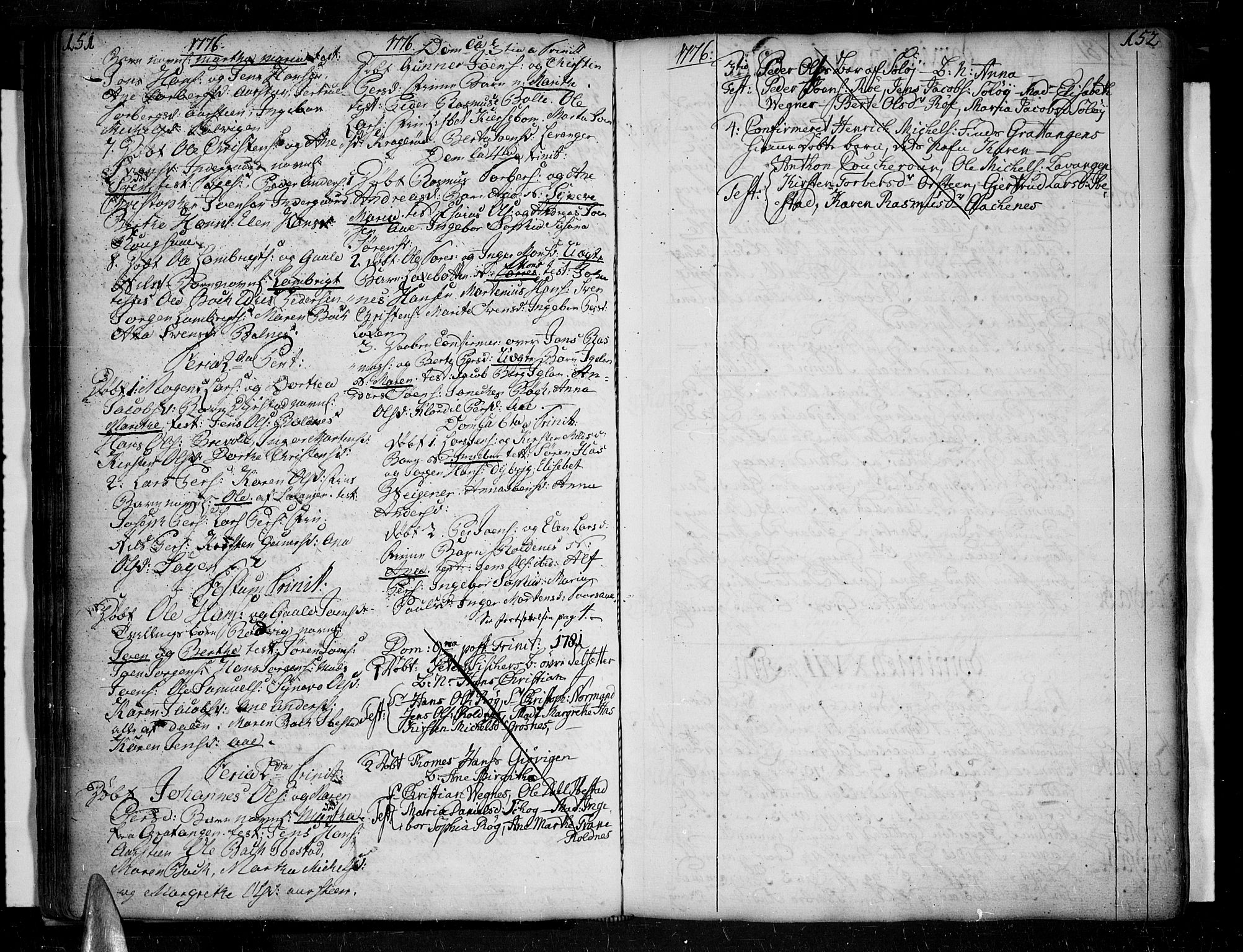 Ibestad sokneprestembete, SATØ/S-0077/H/Ha/Haa/L0003kirke: Parish register (official) no. 3, 1776-1801, p. 151-152
