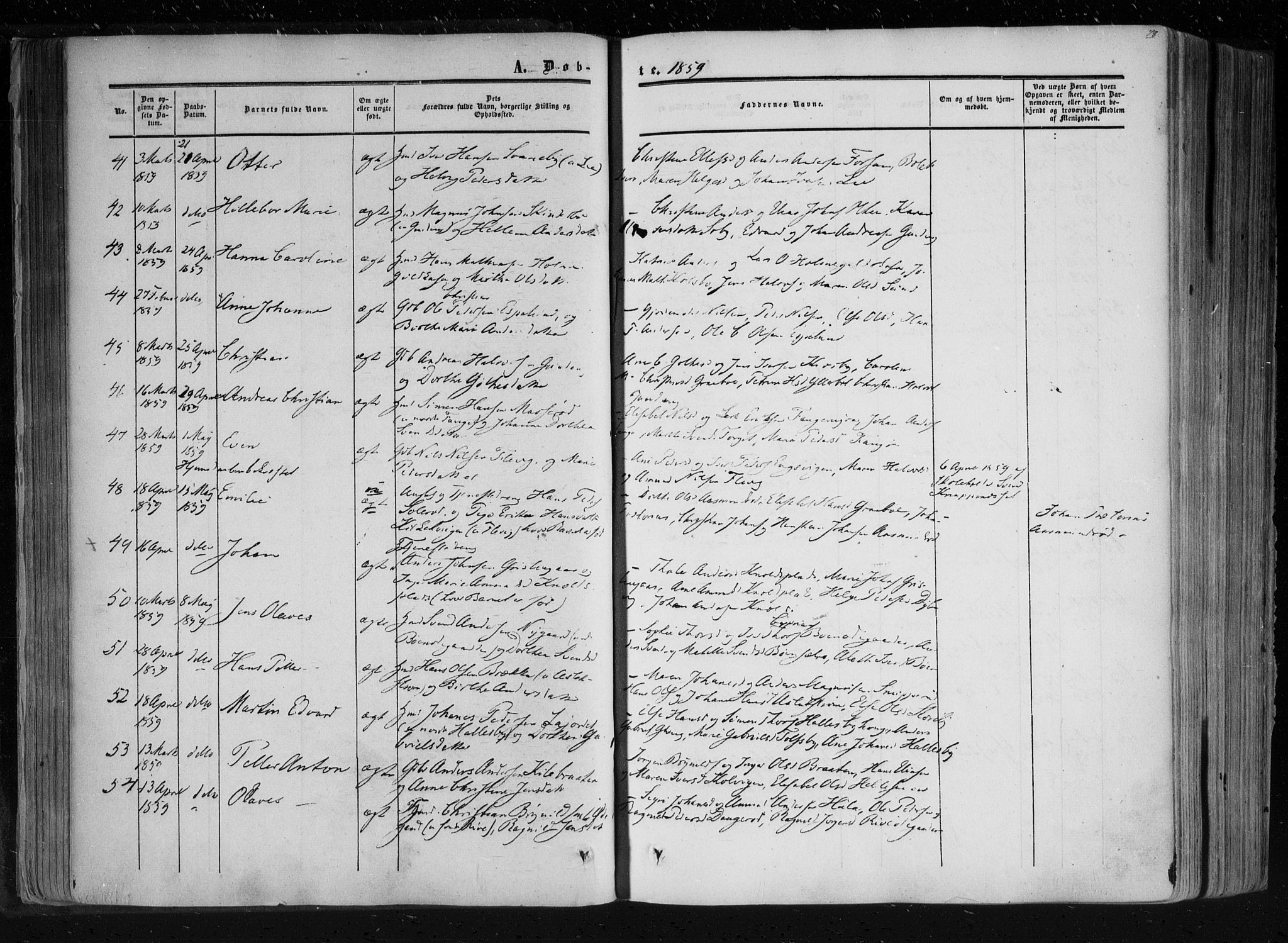 Aremark prestekontor Kirkebøker, SAO/A-10899/F/Fc/L0003: Parish register (official) no. III 3, 1850-1865, p. 78