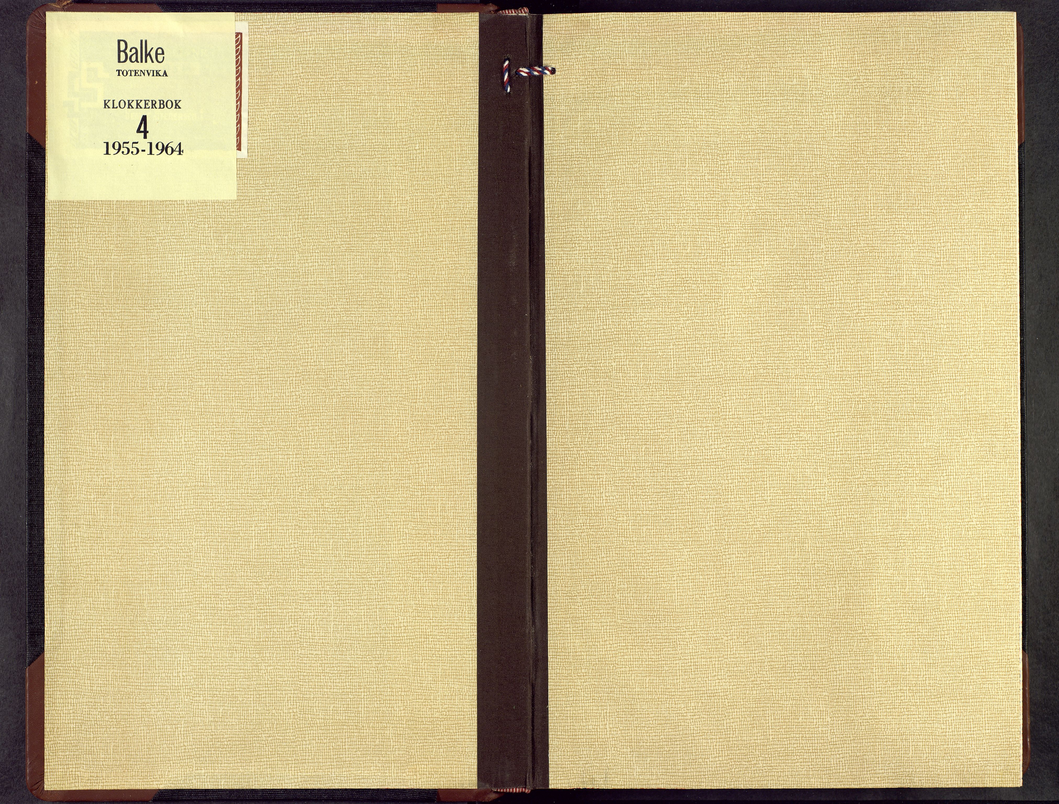 Balke prestekontor, SAH/PREST-106/H/Ha/Hab/L0004: Parish register (copy) no. 4, 1955-1964