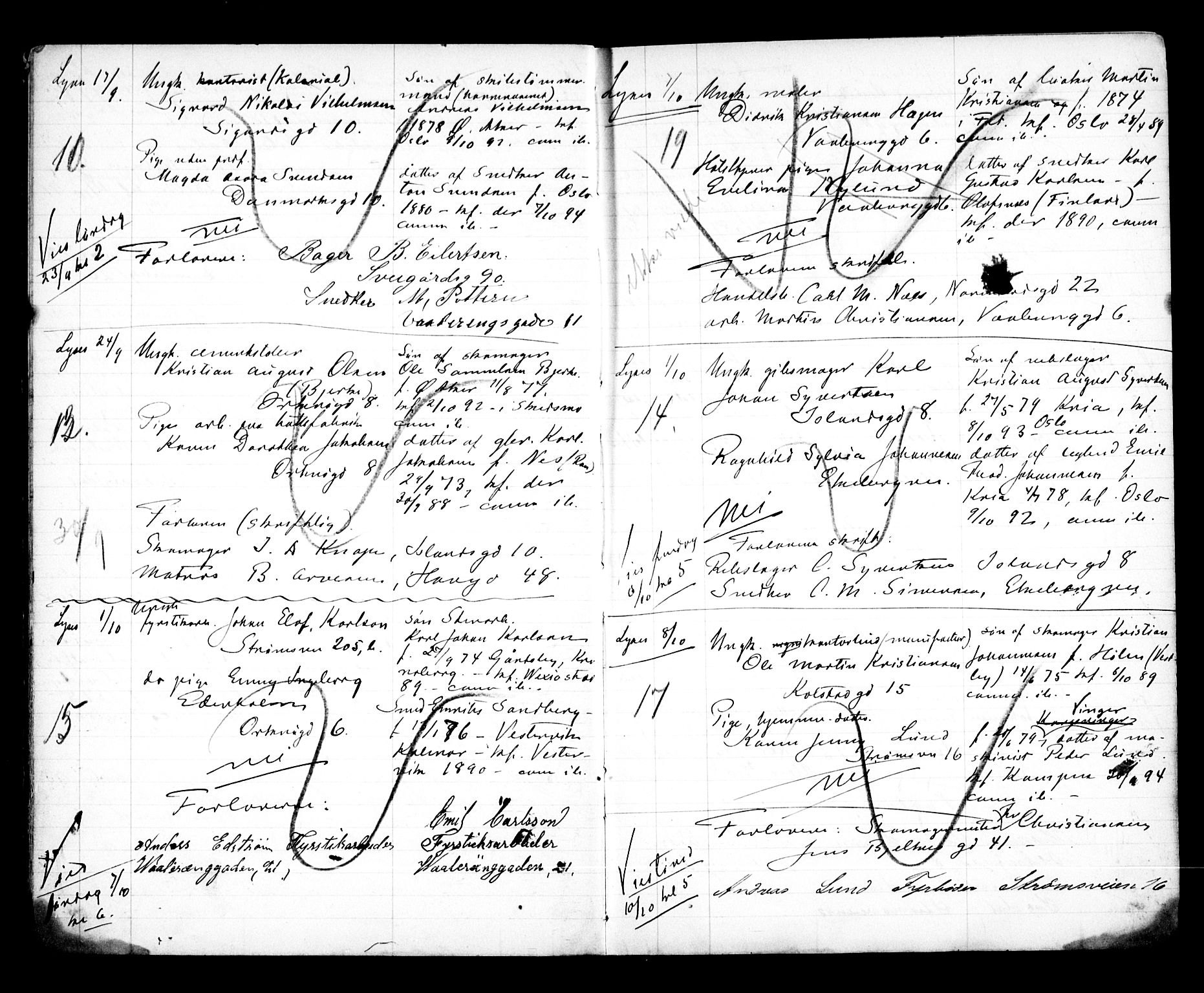 Vålerengen prestekontor Kirkebøker, AV/SAO-A-10878/H/Ha/L0001: Banns register no. 1, 1899-1910