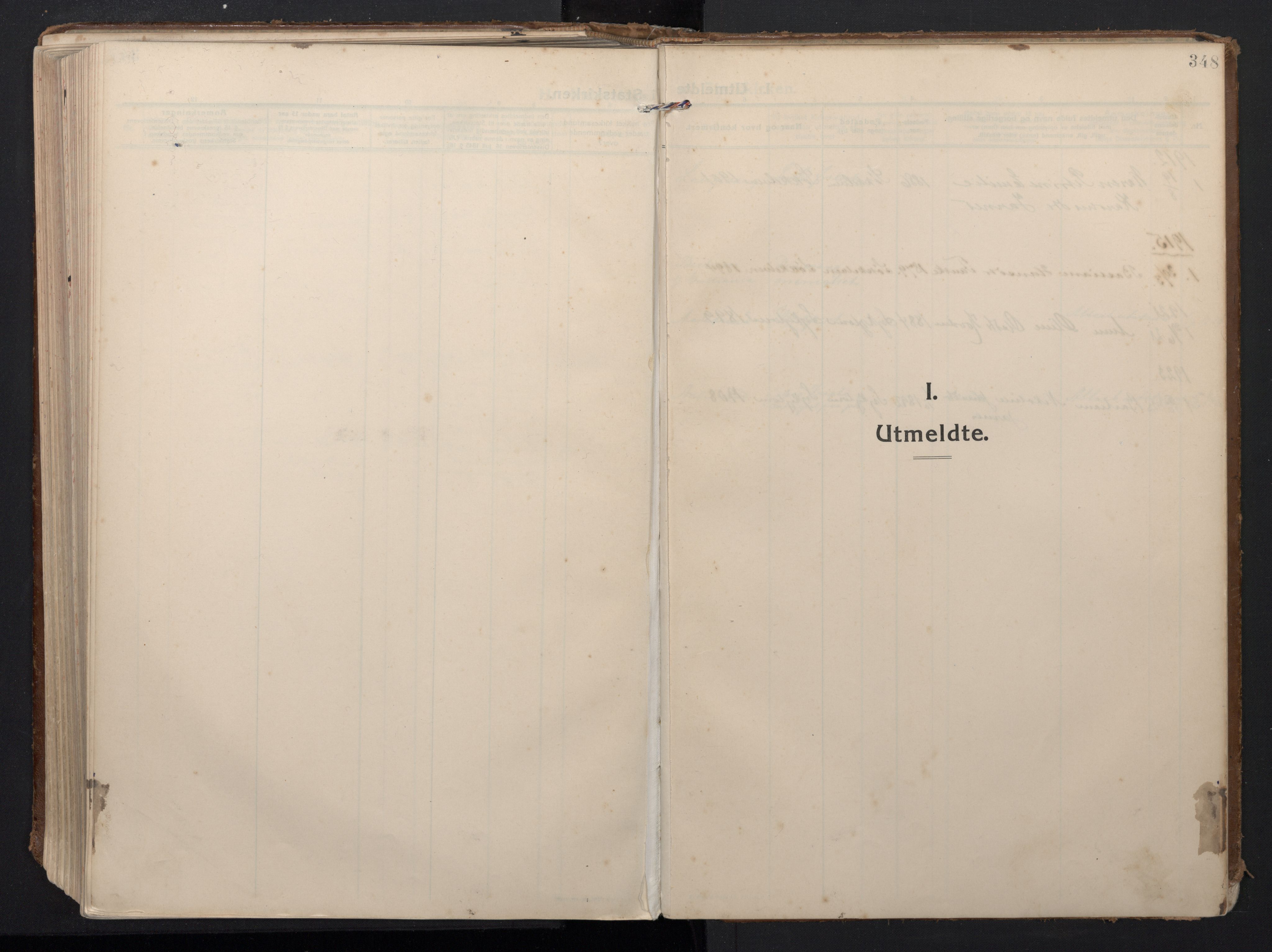 Ministerialprotokoller, klokkerbøker og fødselsregistre - Møre og Romsdal, SAT/A-1454/523/L0337: Parish register (official) no. 523A04, 1911-1929, p. 348