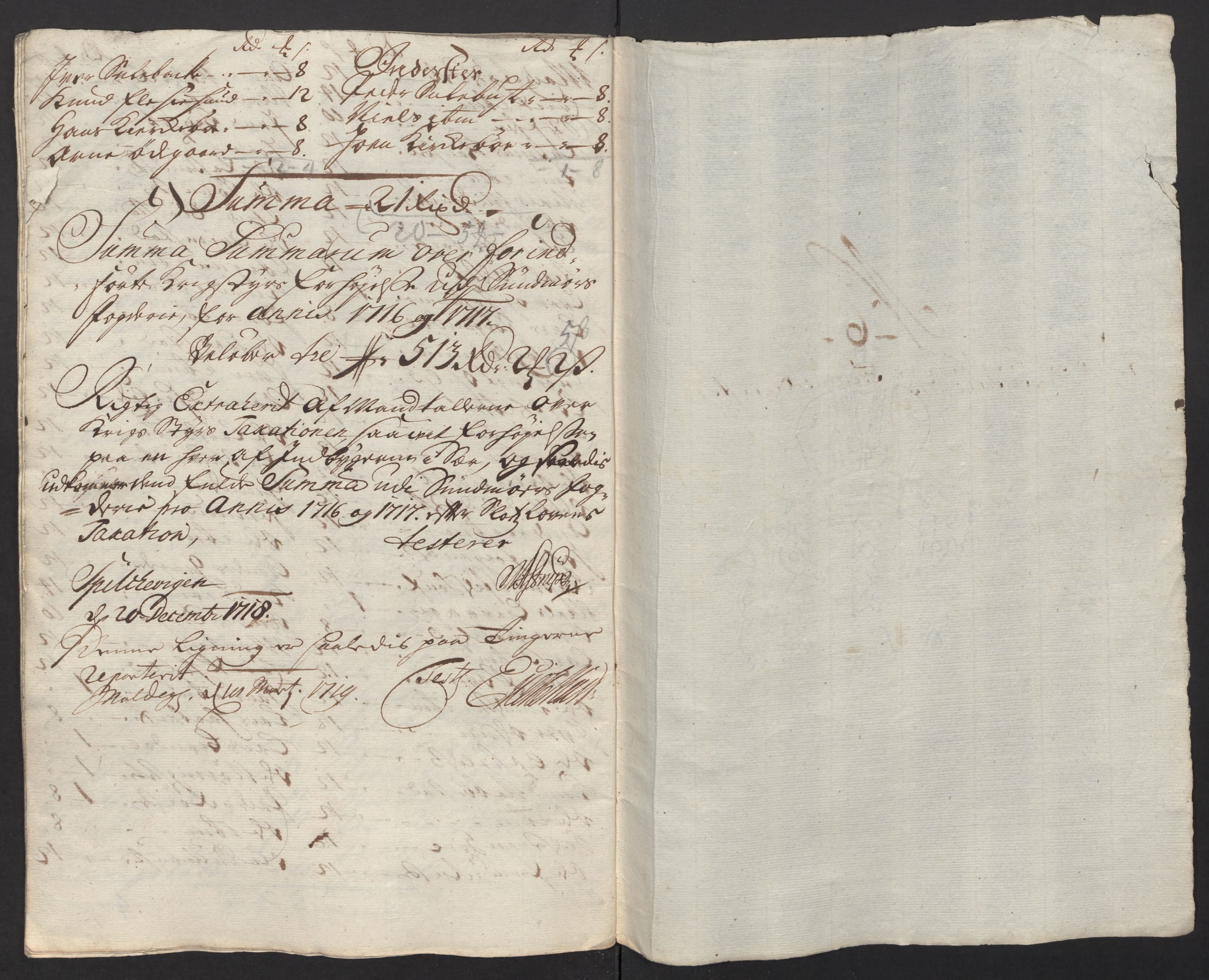 Rentekammeret inntil 1814, Reviderte regnskaper, Fogderegnskap, AV/RA-EA-4092/R54/L3570: Fogderegnskap Sunnmøre, 1718, p. 102