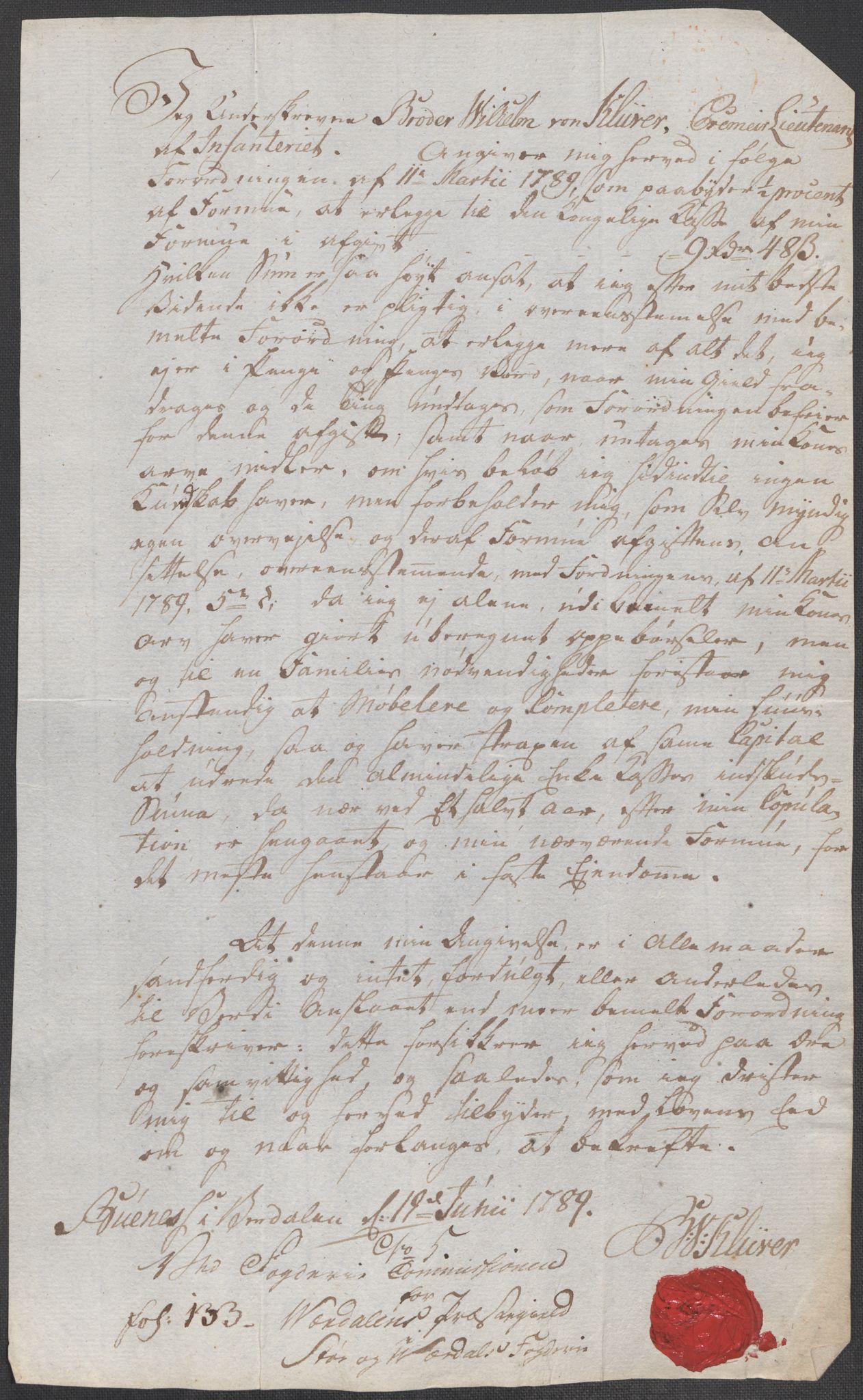 Rentekammeret inntil 1814, Reviderte regnskaper, Mindre regnskaper, AV/RA-EA-4068/Rf/Rfe/L0045: Stavanger, Stjørdal og Verdal fogderi, 1789, p. 133