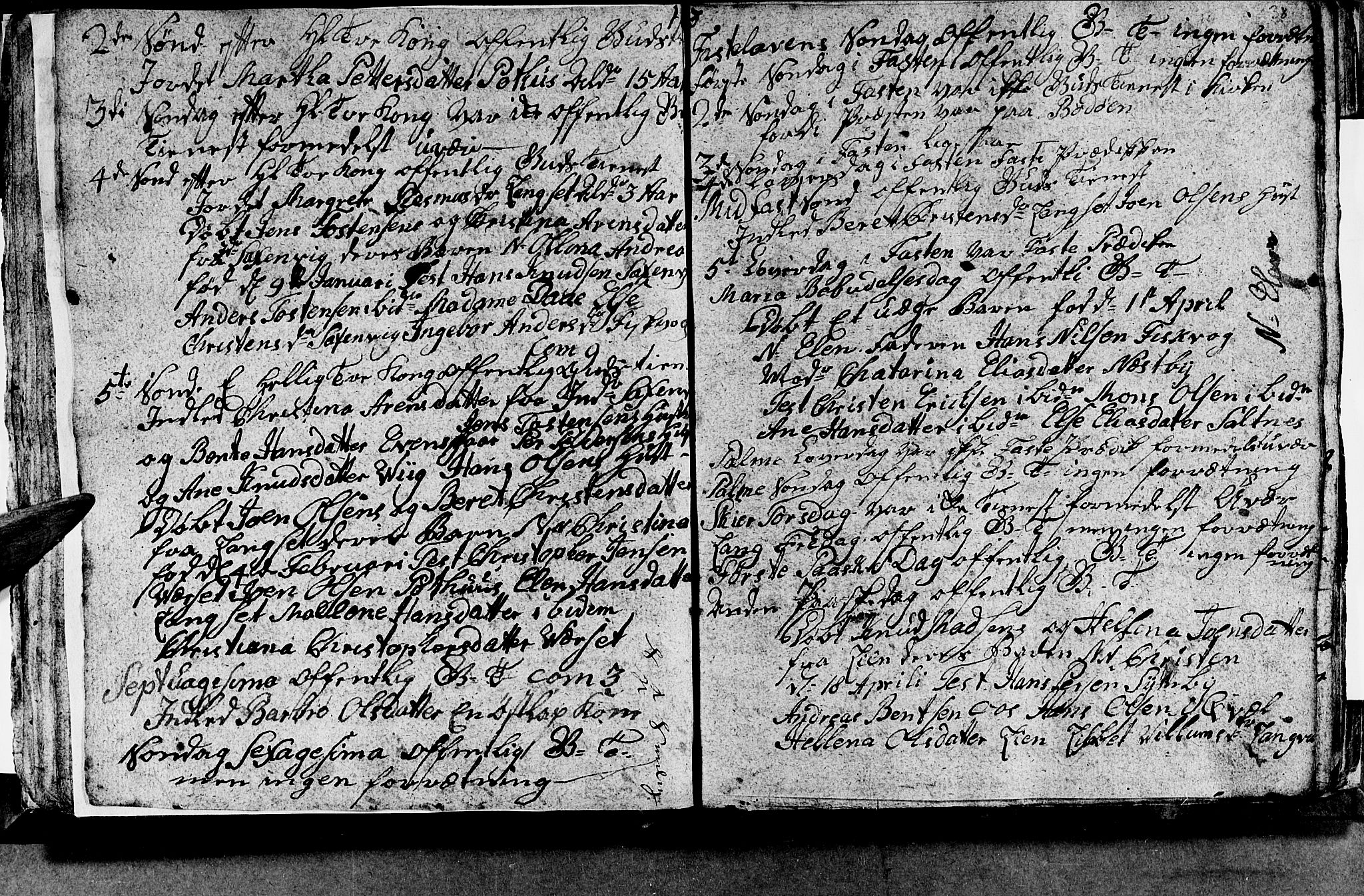 Ministerialprotokoller, klokkerbøker og fødselsregistre - Nordland, SAT/A-1459/847/L0675: Parish register (copy) no. 847C03, 1808-1820, p. 38