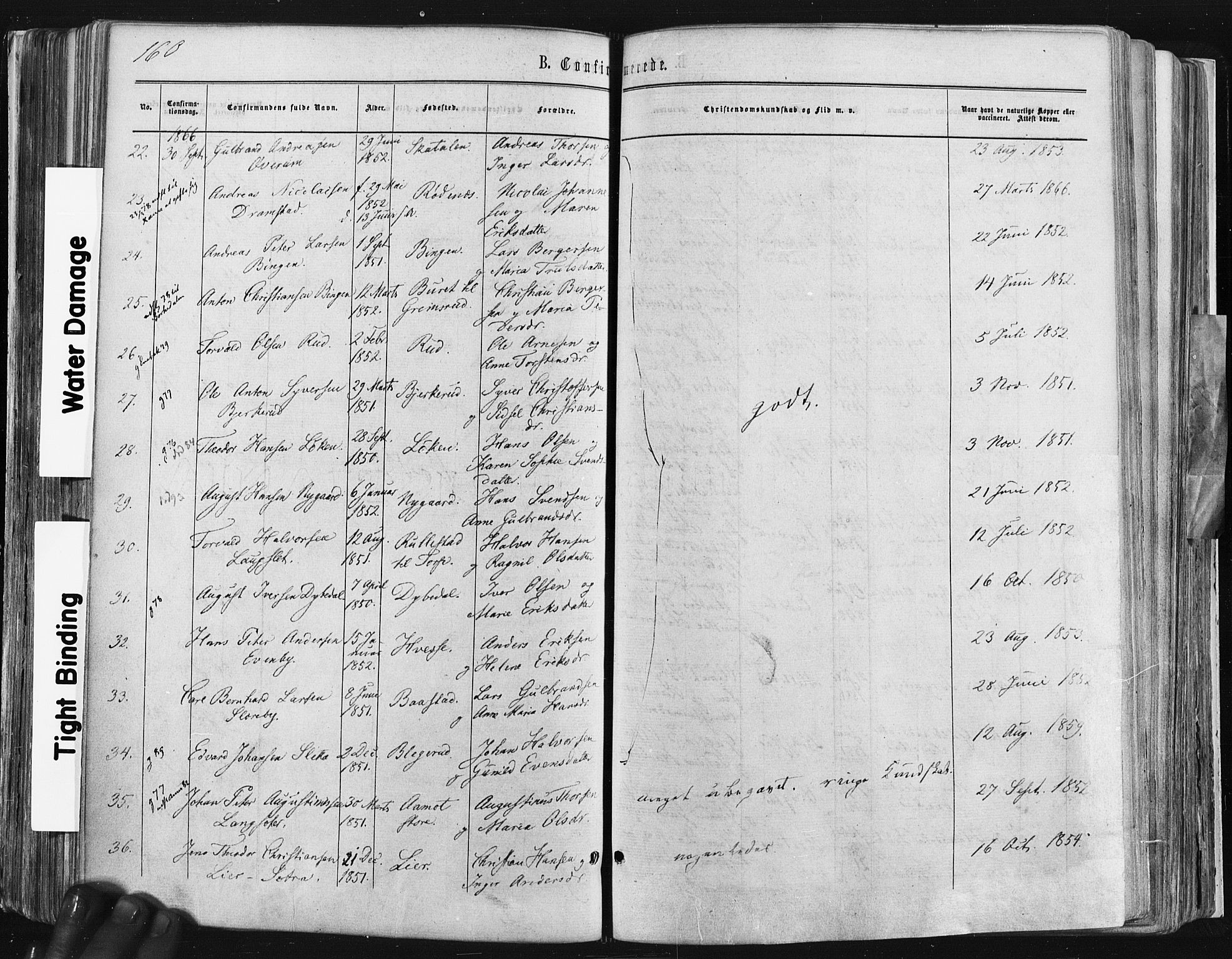 Trøgstad prestekontor Kirkebøker, AV/SAO-A-10925/F/Fa/L0009: Parish register (official) no. I 9, 1865-1877, p. 160