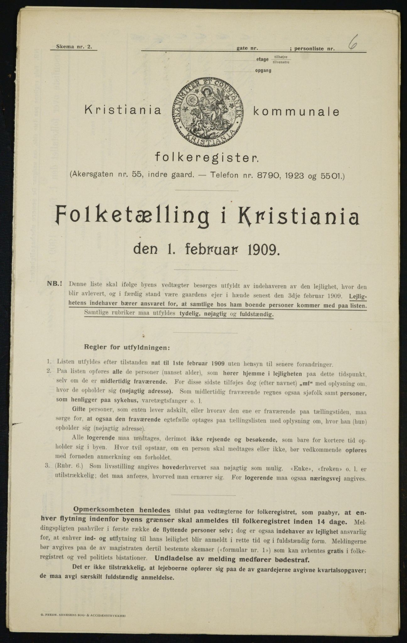 OBA, Municipal Census 1909 for Kristiania, 1909, p. 87403