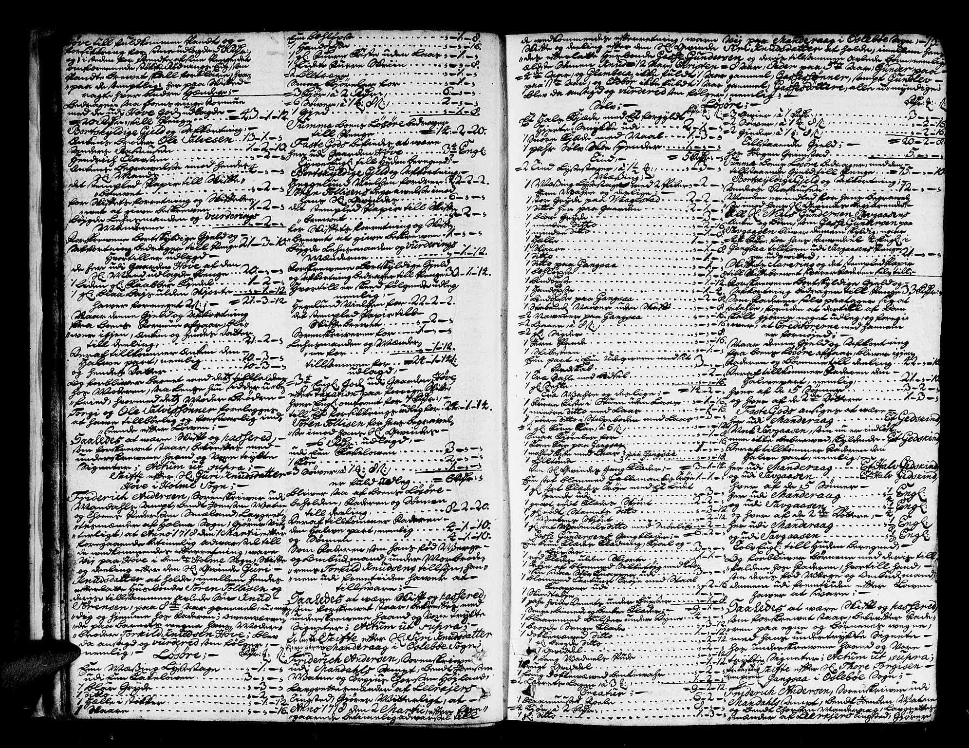 Mandal sorenskriveri, AV/SAK-1221-0005/001/H/Hc/L0013: Skifteprotokoll nr 6a, 1717-1729, p. 12b-13a
