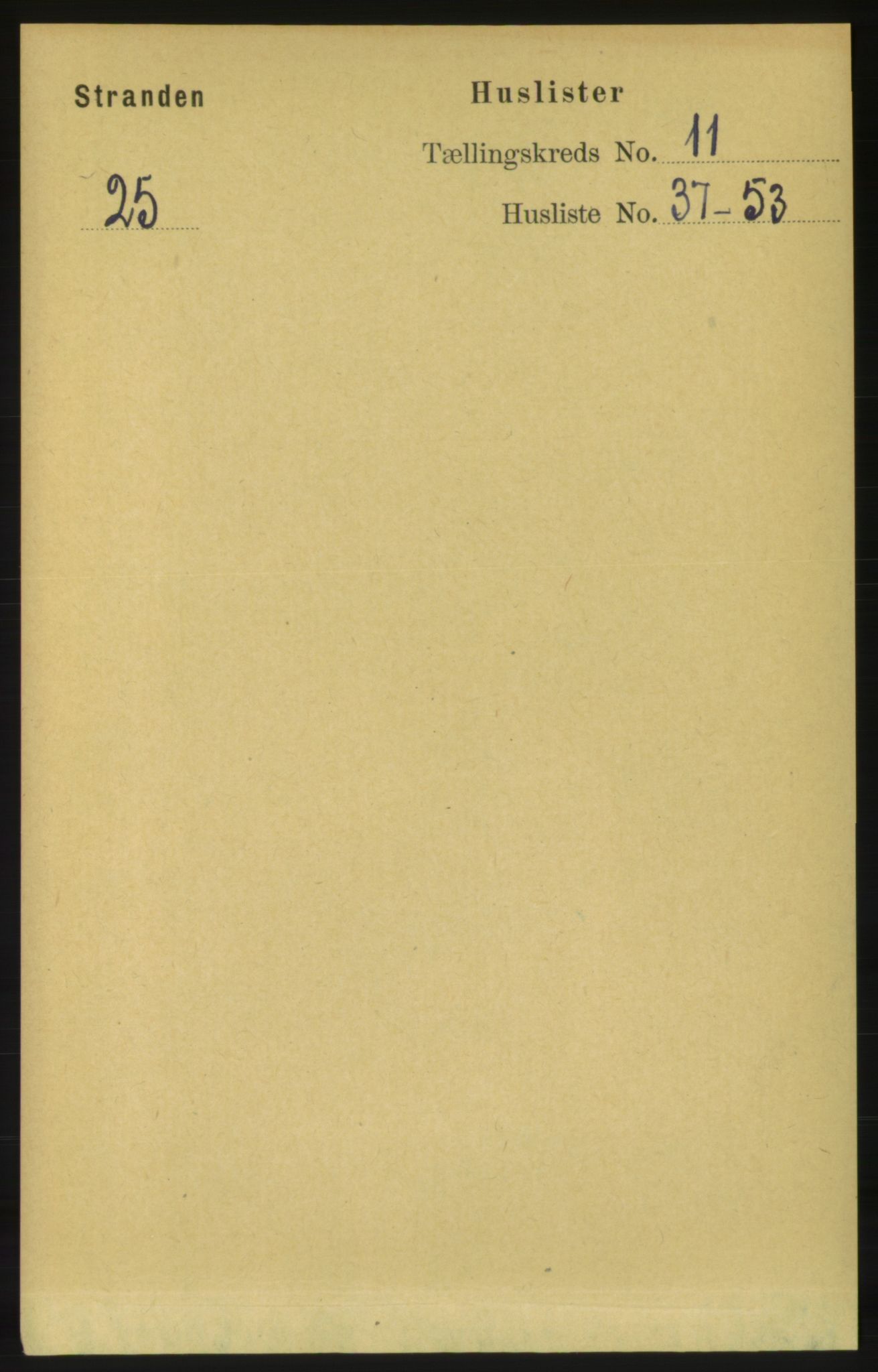 RA, 1891 census for 1525 Stranda, 1891, p. 2457