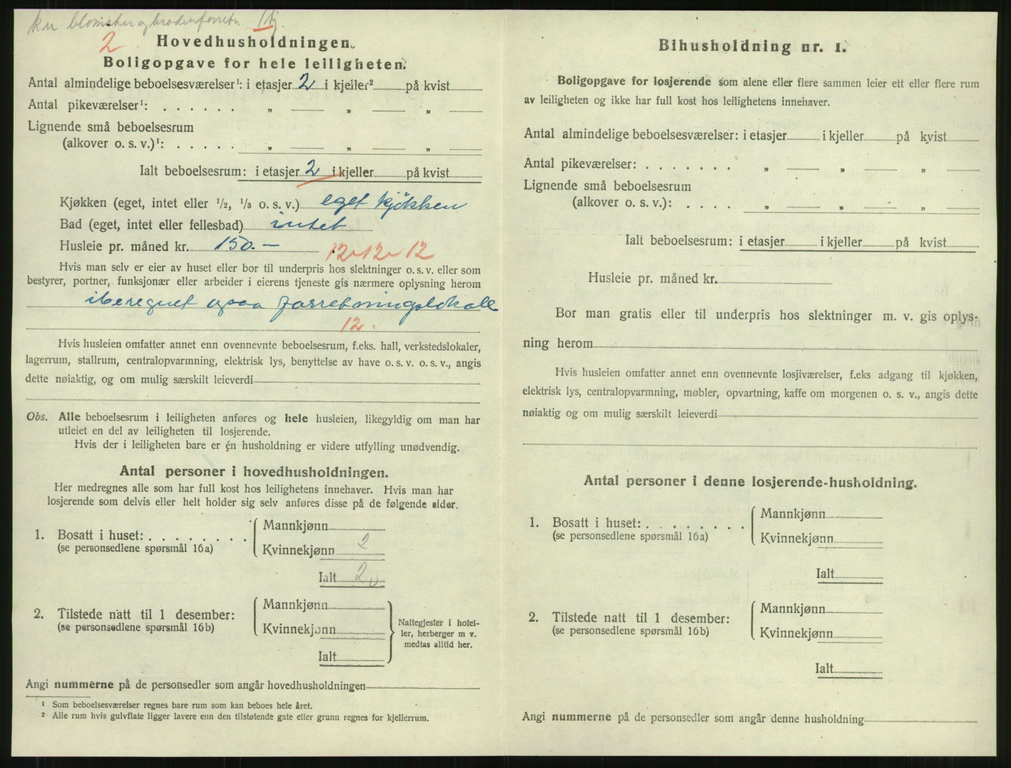 SAT, 1920 census for Namsos, 1920, p. 1168