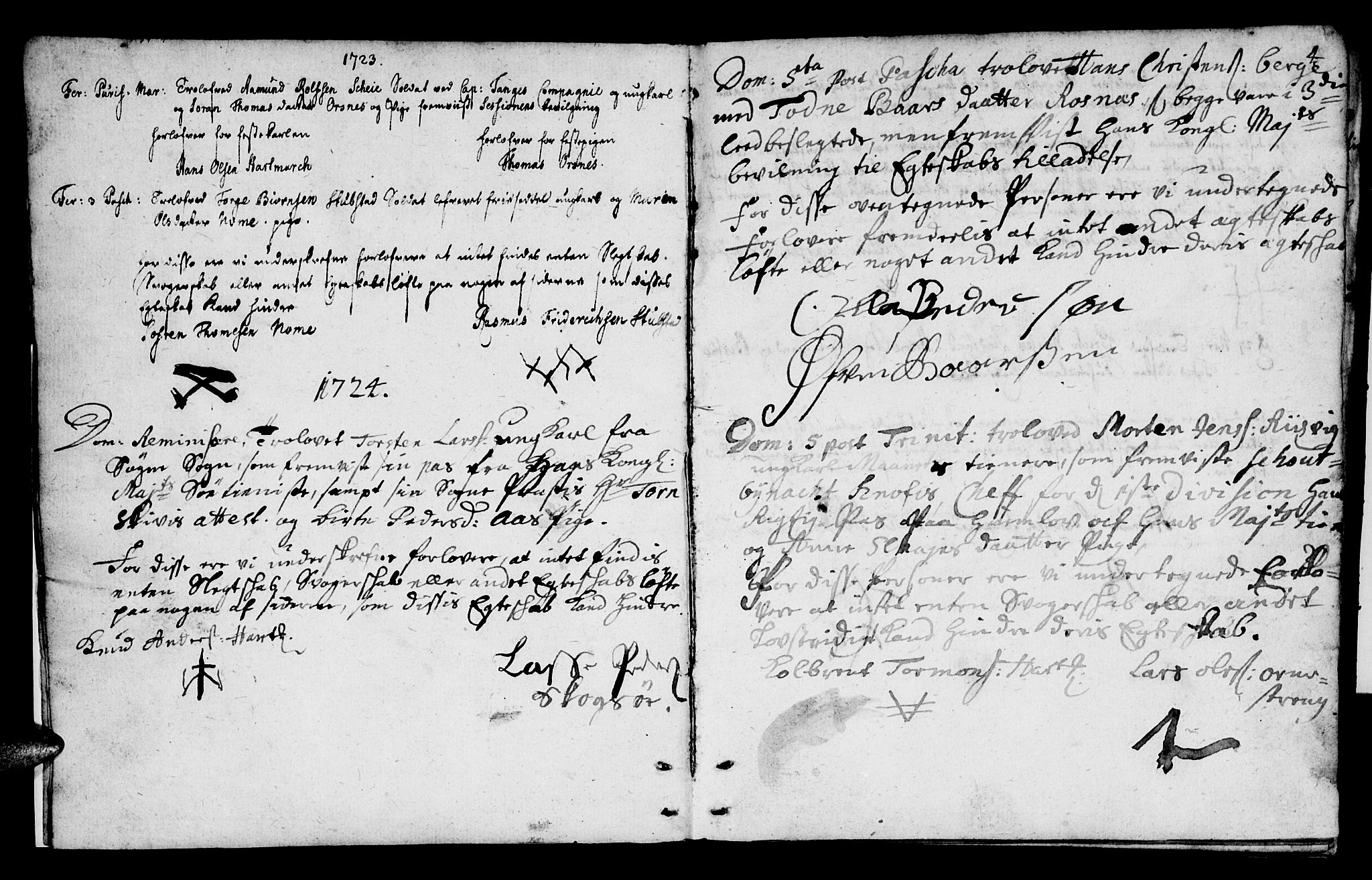Mandal sokneprestkontor, SAK/1111-0030/F/Fa/Fab/L0001: Parish register (official) no. A 1, 1720-1793, p. 4