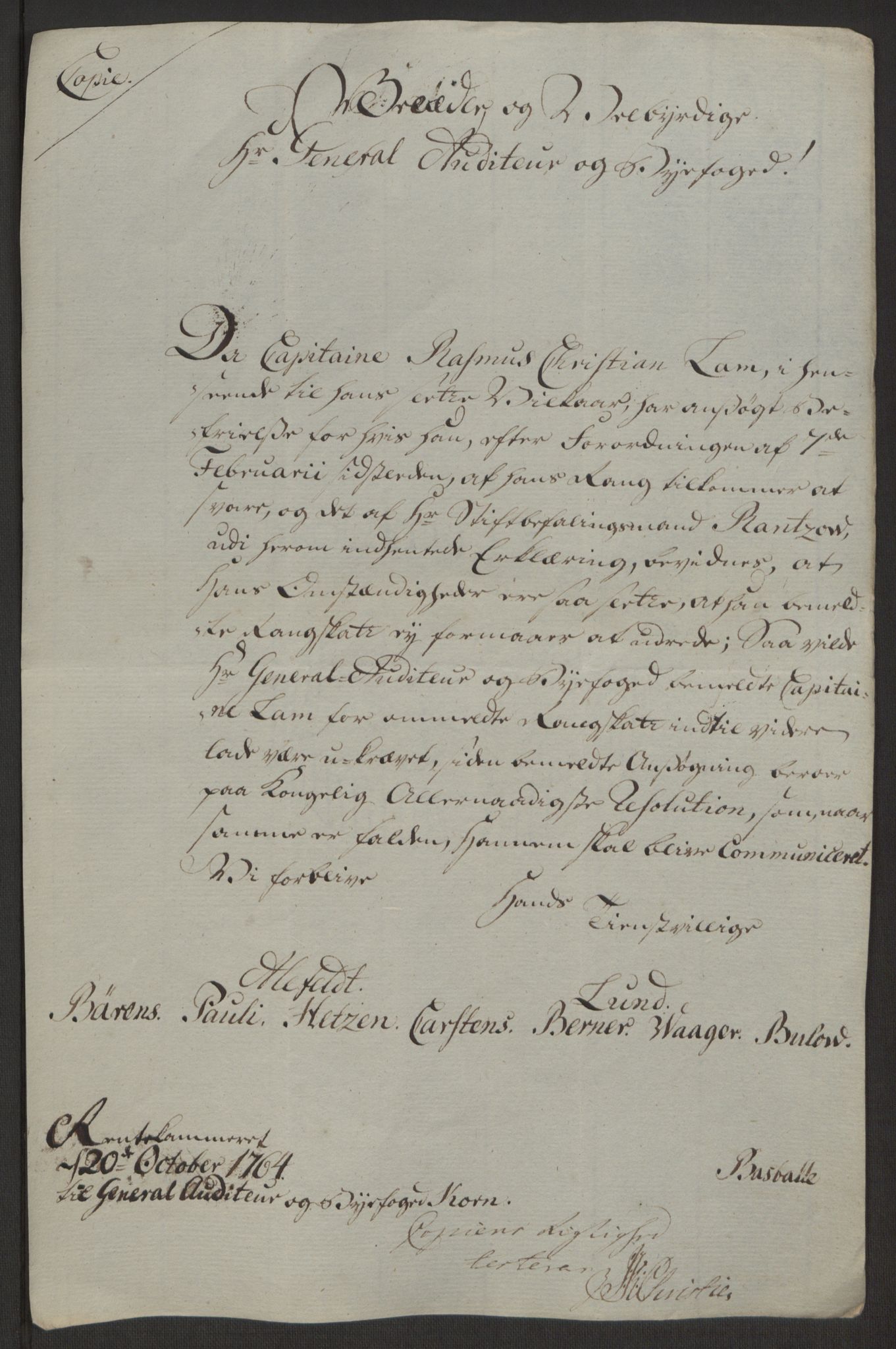 Rentekammeret inntil 1814, Reviderte regnskaper, Byregnskaper, AV/RA-EA-4066/R/Rr/L0495/0004: [R1] Kontribusjonsregnskap / Ekstraskatt, 1762-1772, p. 197