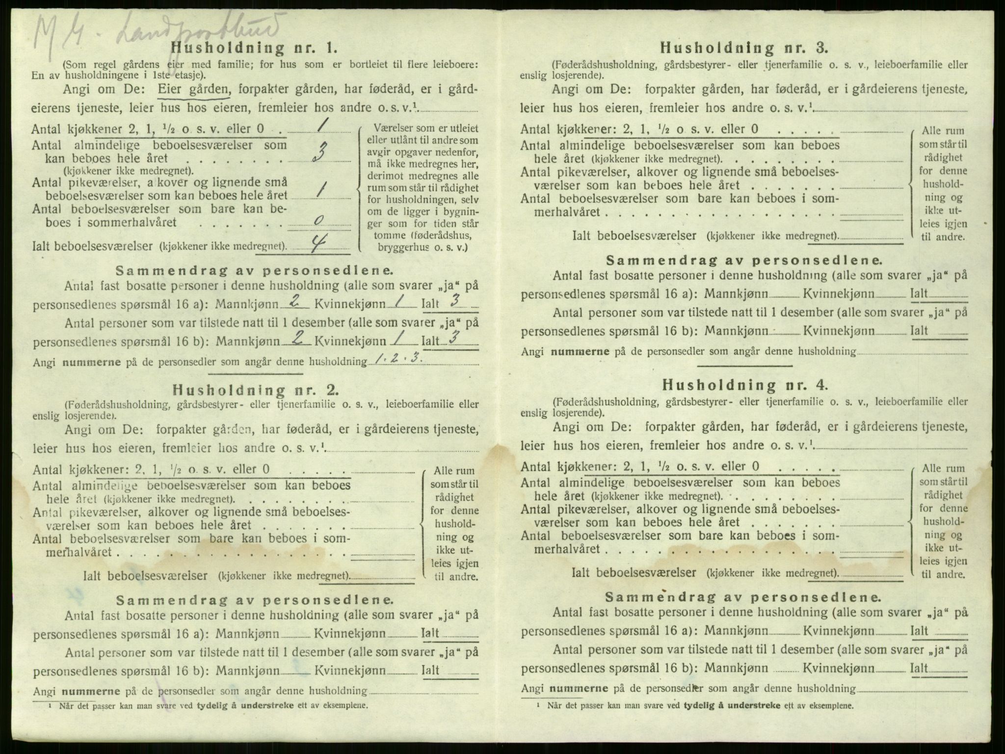 SAKO, 1920 census for Nøtterøy, 1920, p. 1053
