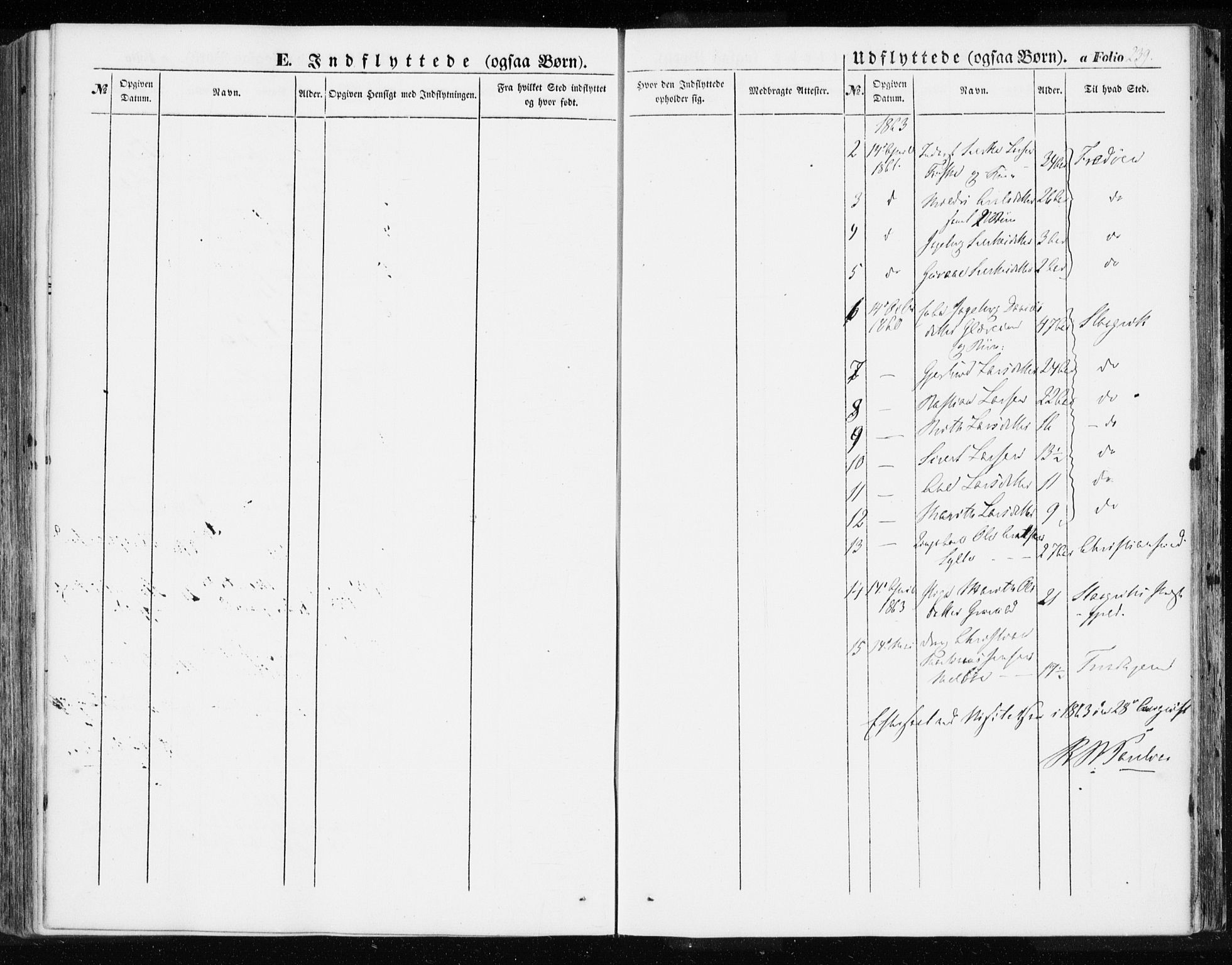 Ministerialprotokoller, klokkerbøker og fødselsregistre - Møre og Romsdal, SAT/A-1454/595/L1044: Parish register (official) no. 595A06, 1852-1863, p. 239