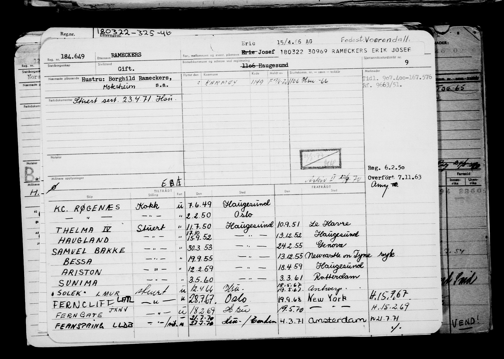 Direktoratet for sjømenn, AV/RA-S-3545/G/Gb/L0204: Hovedkort, 1922, p. 202