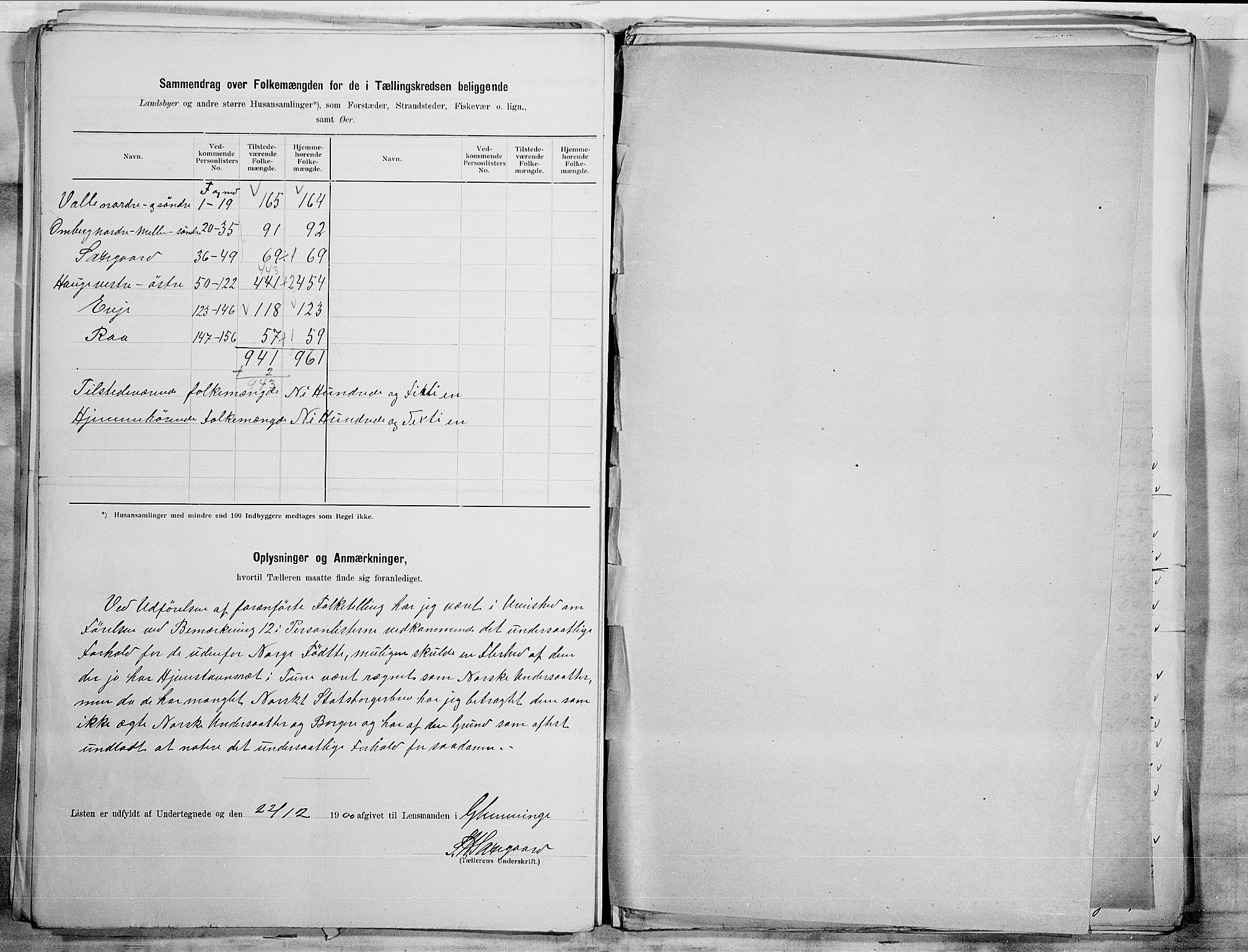 SAO, 1900 census for Tune, 1900, p. 42