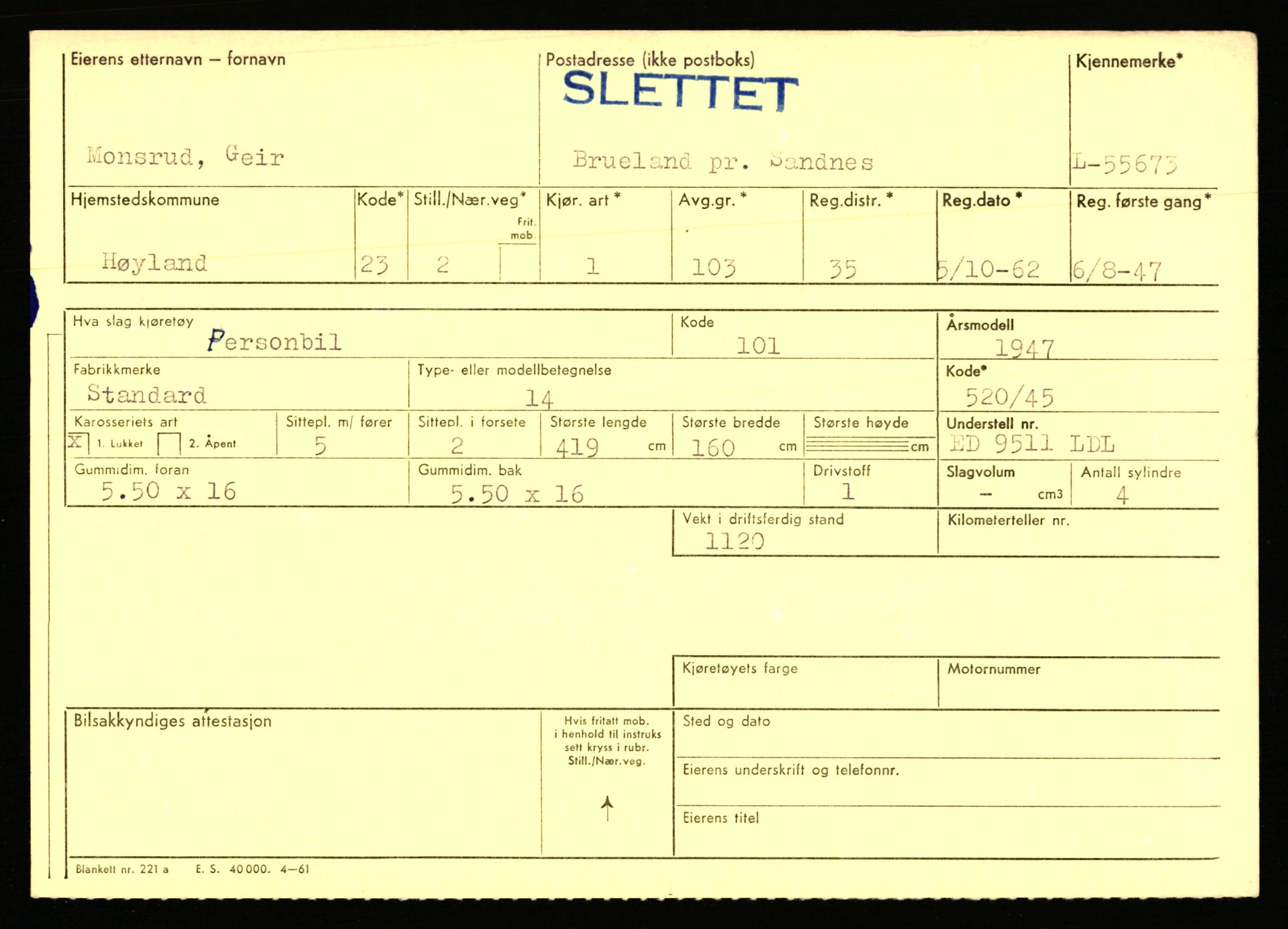 Stavanger trafikkstasjon, AV/SAST-A-101942/0/F/L0054: L-54200 - L-55699, 1930-1971, p. 2763