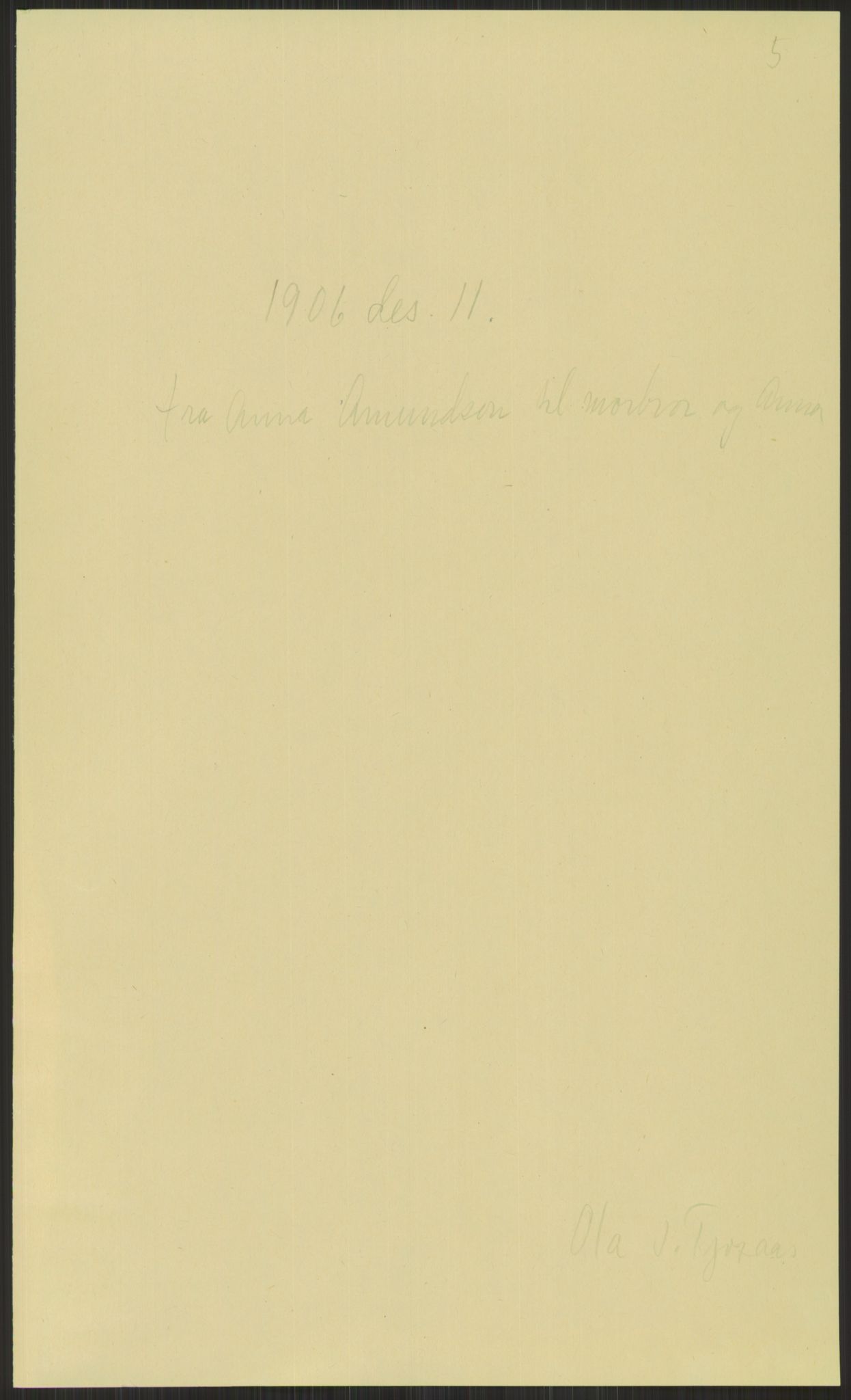 Samlinger til kildeutgivelse, Amerikabrevene, AV/RA-EA-4057/F/L0032: Innlån fra Hordaland: Nesheim - Øverland, 1838-1914, p. 1021