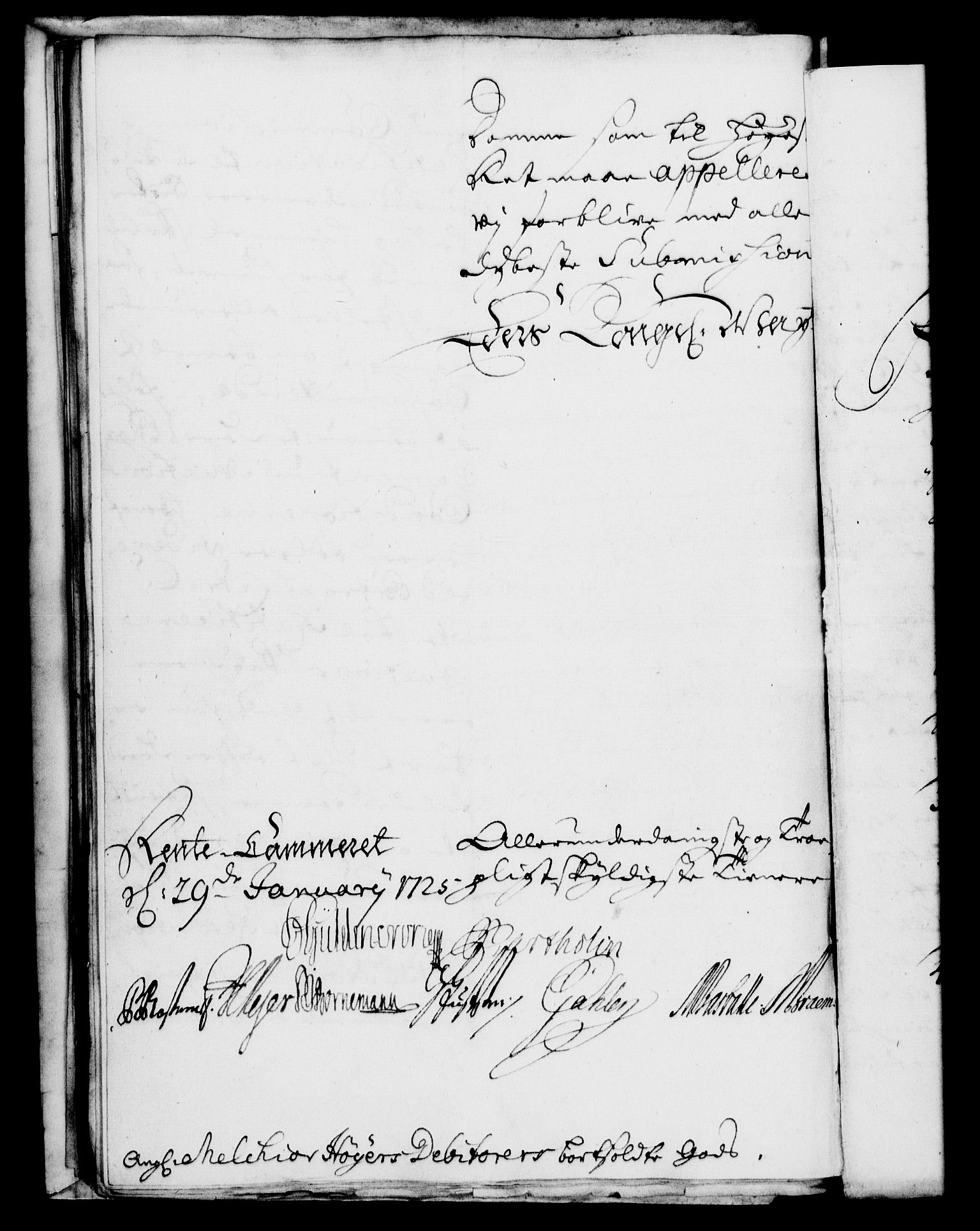 Rentekammeret, Kammerkanselliet, RA/EA-3111/G/Gf/Gfa/L0008: Norsk relasjons- og resolusjonsprotokoll (merket RK 52.8), 1725, p. 93