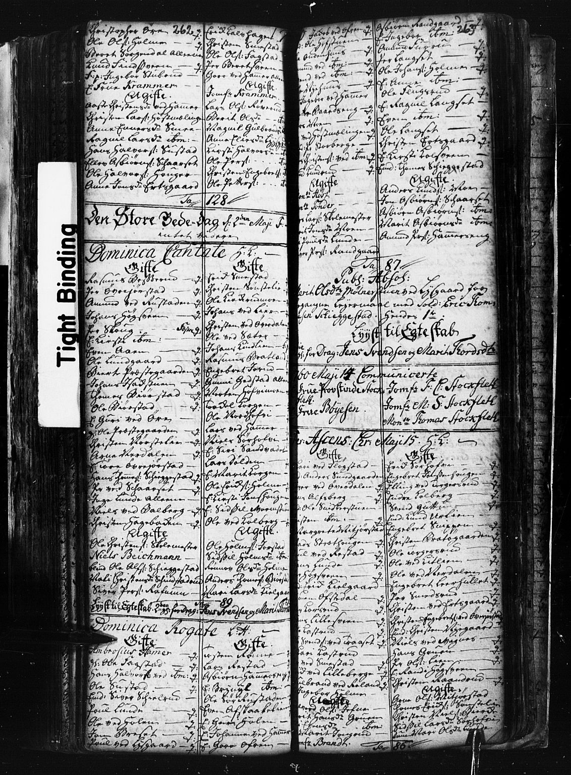 Fåberg prestekontor, SAH/PREST-086/H/Ha/Hab/L0001: Parish register (copy) no. 1, 1727-1767, p. 262-263