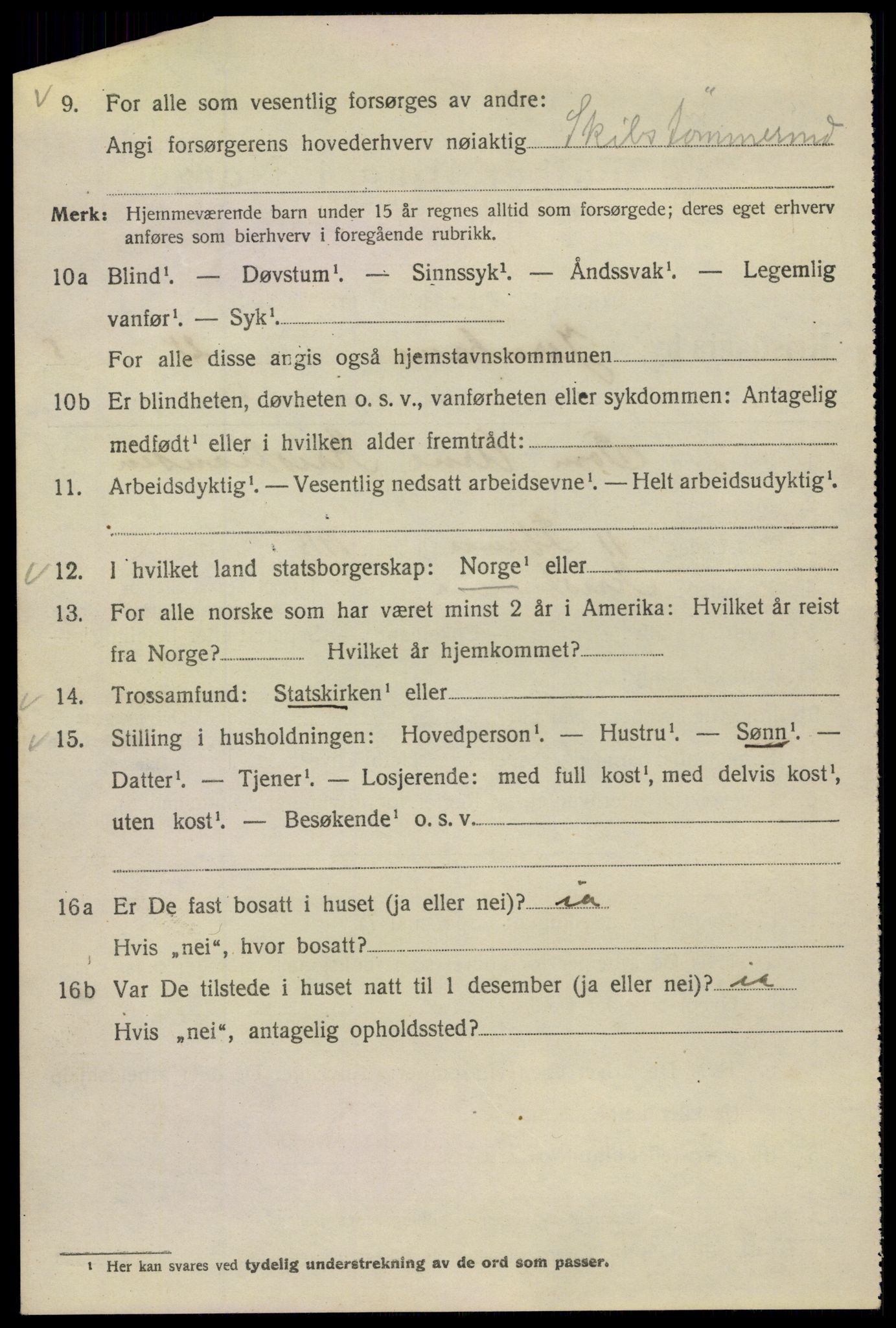 SAO, 1920 census for Kristiania, 1920, p. 323236