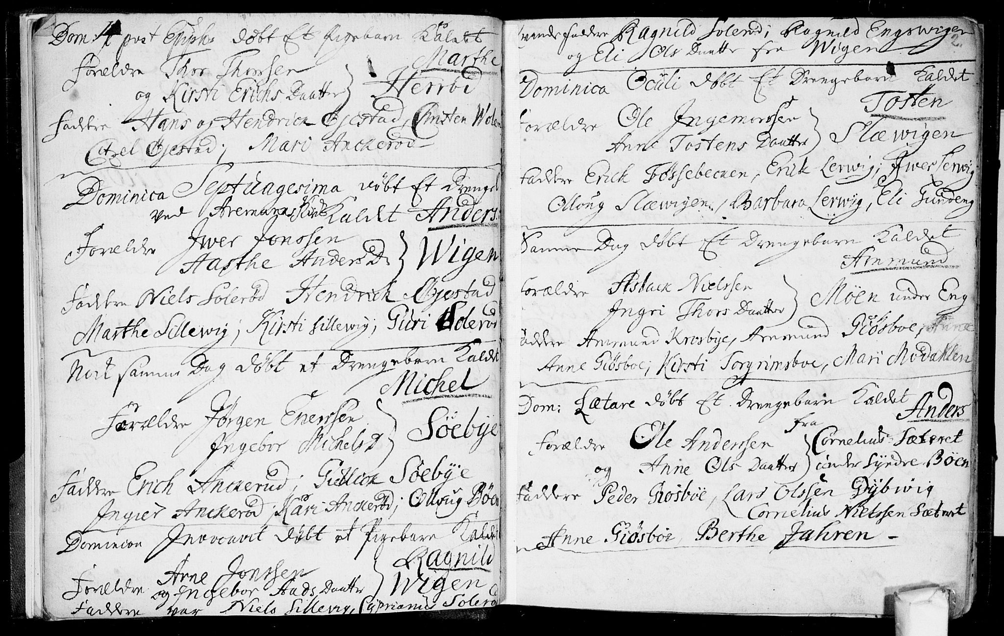 Aremark prestekontor Kirkebøker, SAO/A-10899/F/Fb/L0002: Parish register (official) no.  II 2, 1745-1795, p. 2