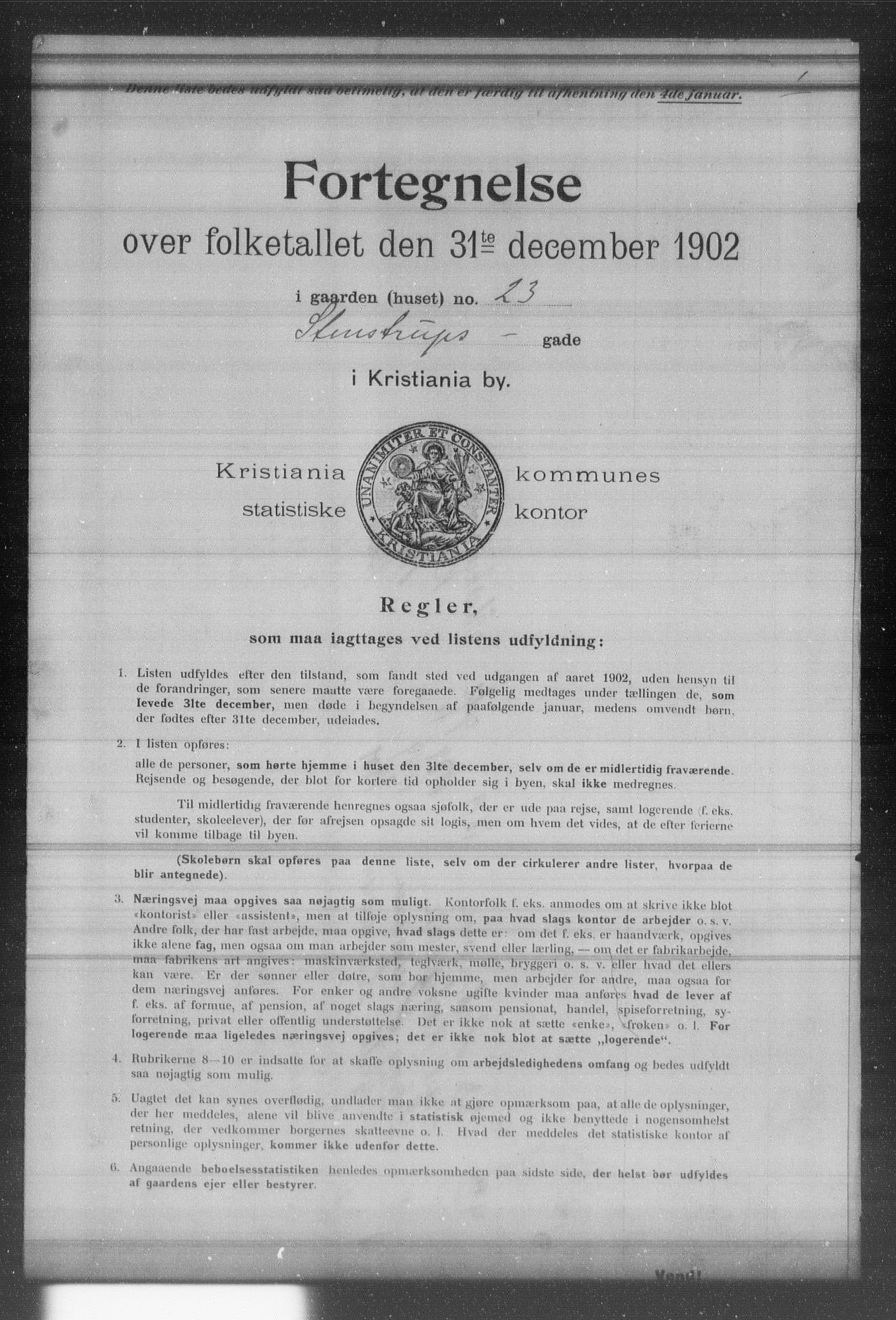 OBA, Municipal Census 1902 for Kristiania, 1902, p. 18777