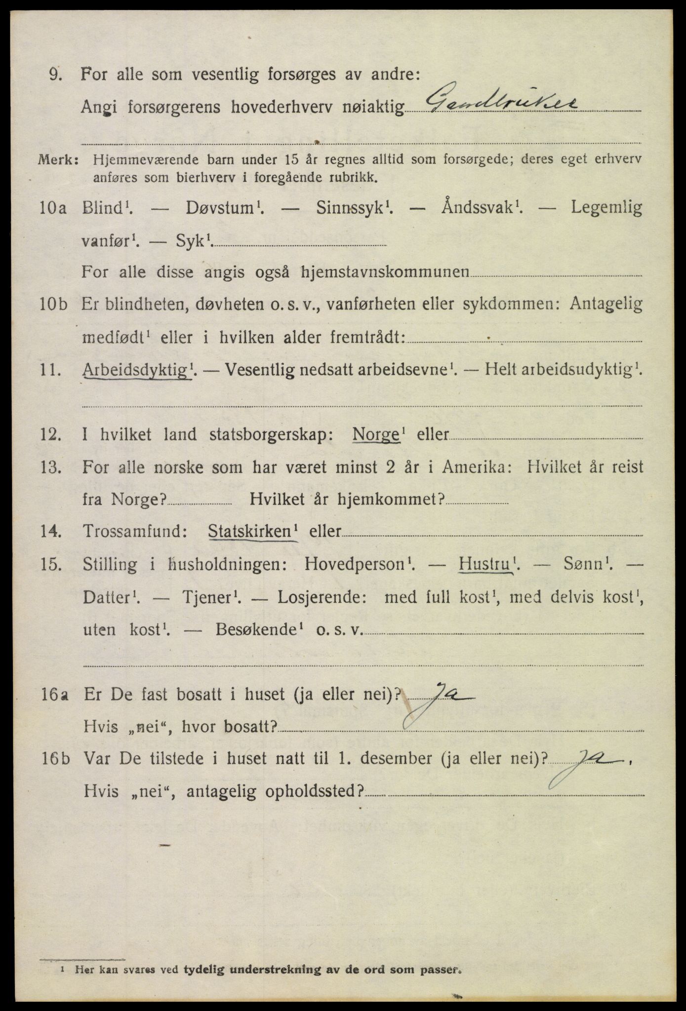 SAH, 1920 census for Sør-Aurdal, 1920, p. 1976