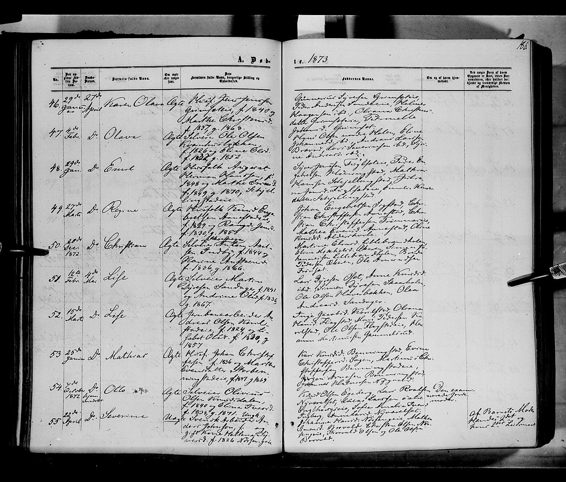 Løten prestekontor, AV/SAH-PREST-022/K/Ka/L0008: Parish register (official) no. 8, 1860-1877, p. 186