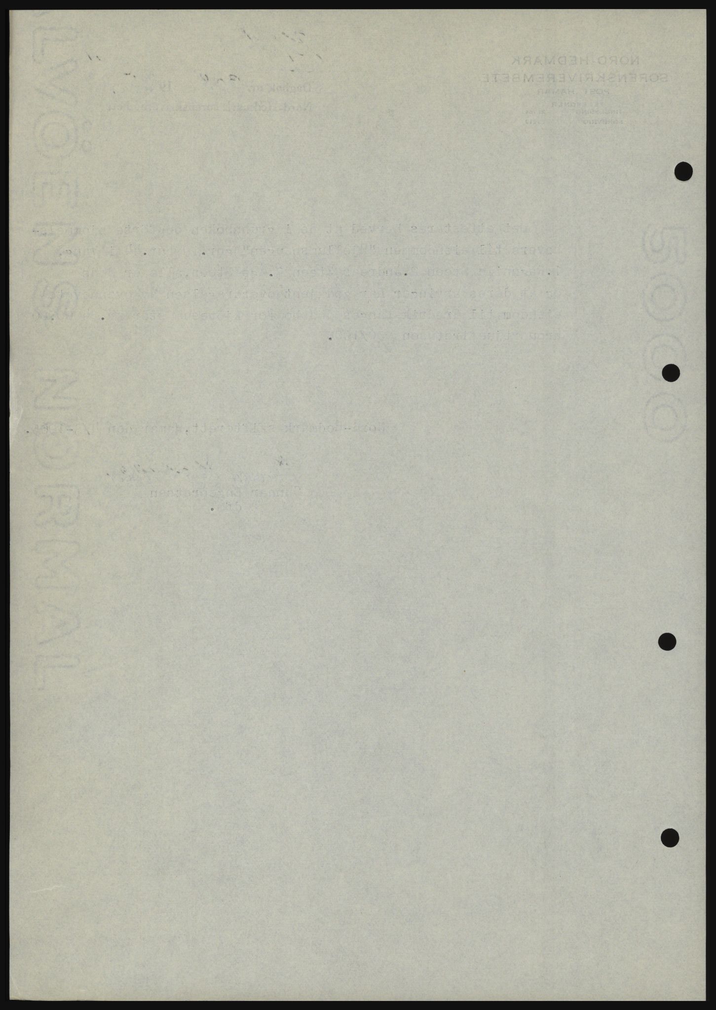 Nord-Hedmark sorenskriveri, SAH/TING-012/H/Hc/L0021: Mortgage book no. 21, 1964-1965, Diary no: : 908/1965