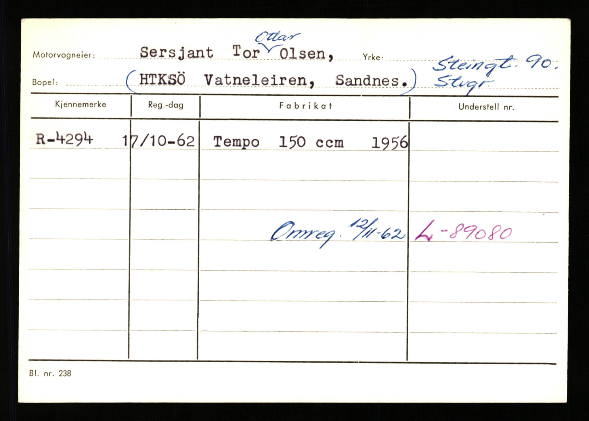 Stavanger trafikkstasjon, AV/SAST-A-101942/0/G/L0001: Registreringsnummer: 0 - 5782, 1930-1971, p. 2633