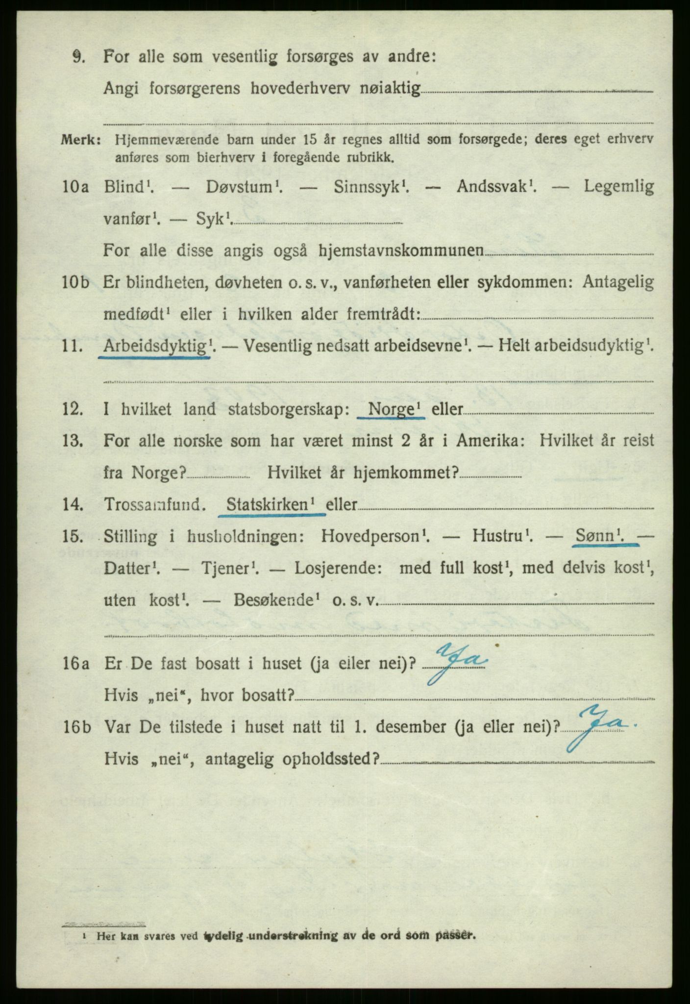 SAB, 1920 census for Kinn, 1920, p. 1956