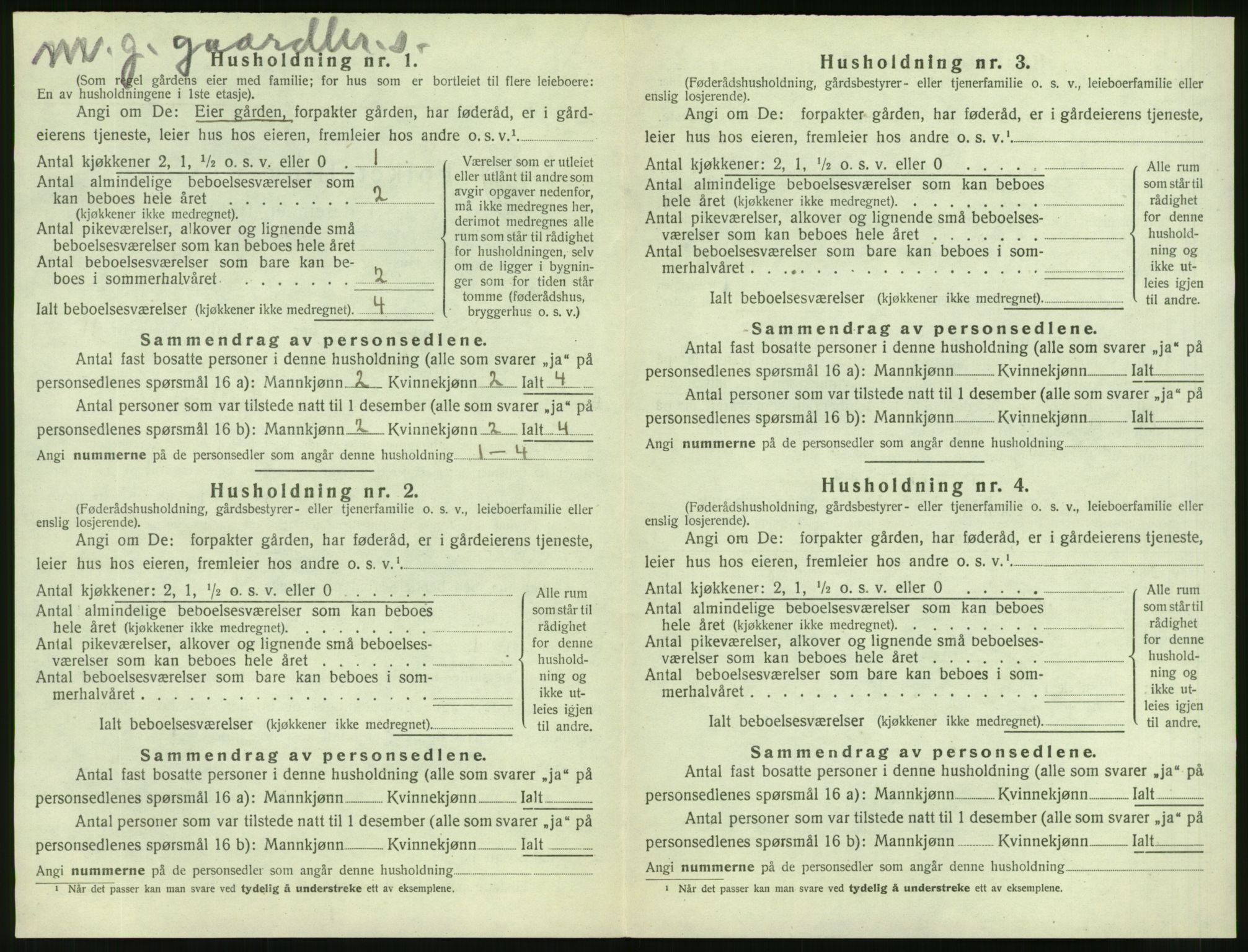 SAT, 1920 census for Sykkylven, 1920, p. 822