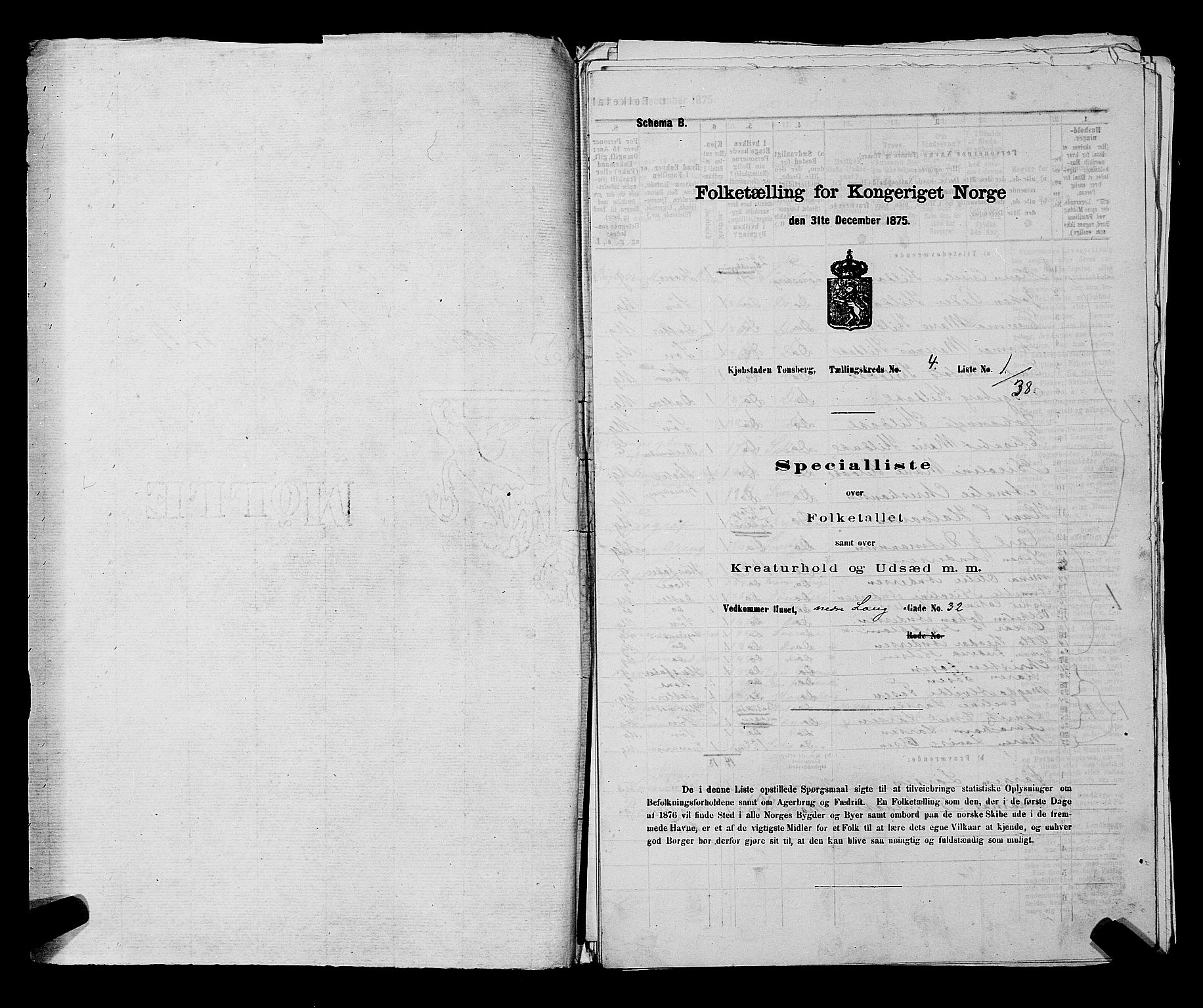 SAKO, 1875 census for 0705P Tønsberg, 1875, p. 113