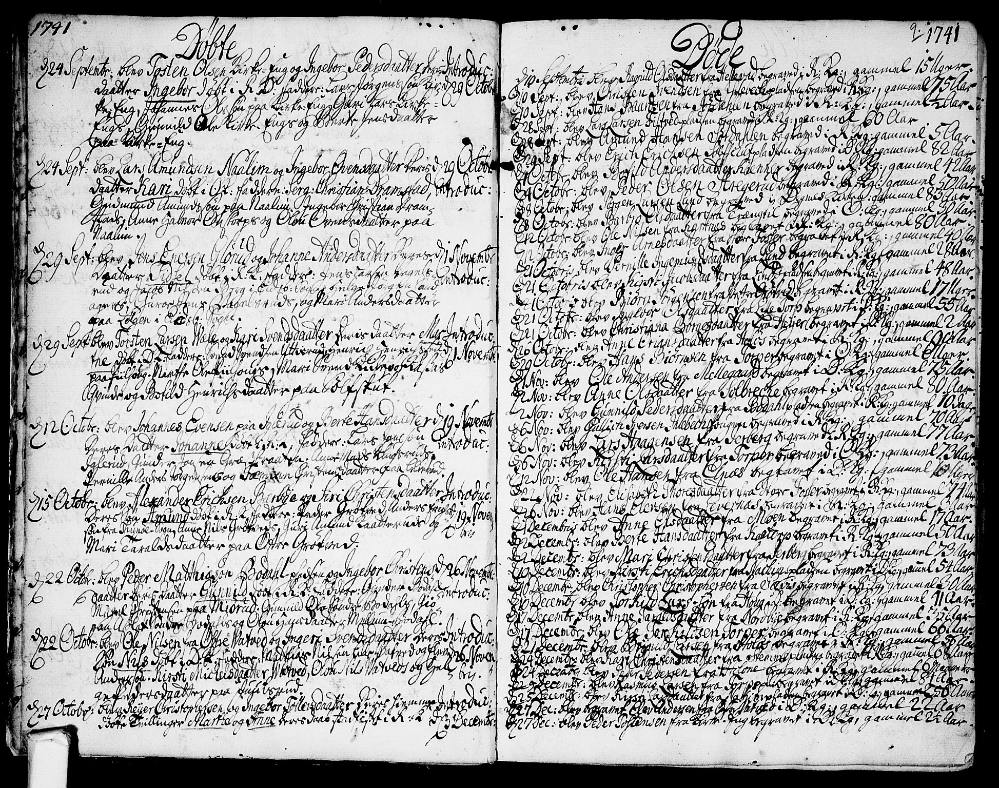 Rakkestad prestekontor Kirkebøker, SAO/A-2008/F/Fa/L0002: Parish register (official) no. I 2, 1741-1751, p. 9