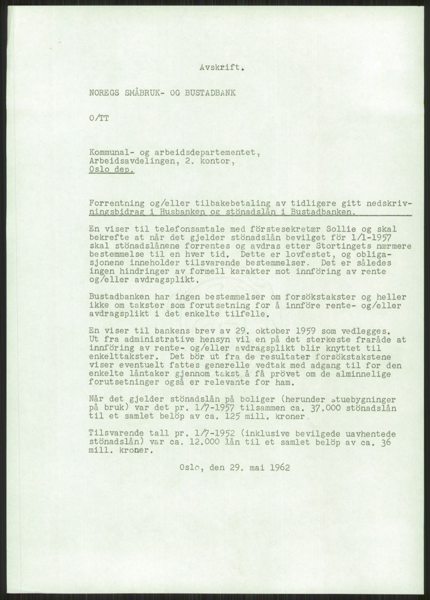 Kommunaldepartementet, Boligkomiteen av 1962, RA/S-1456/D/L0003: --, 1962-1963, p. 272