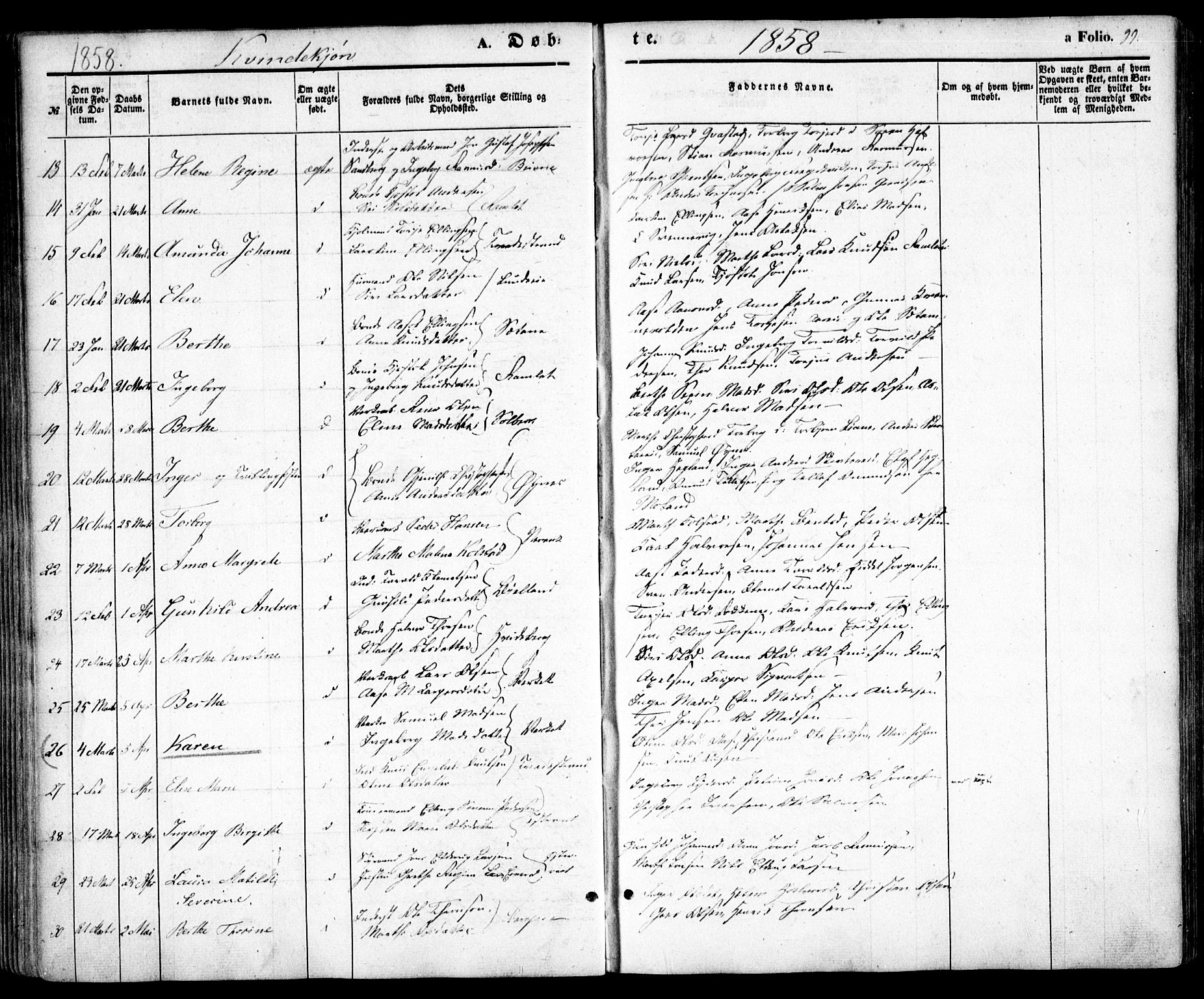 Holt sokneprestkontor, AV/SAK-1111-0021/F/Fa/L0008: Parish register (official) no. A 8, 1849-1860, p. 99