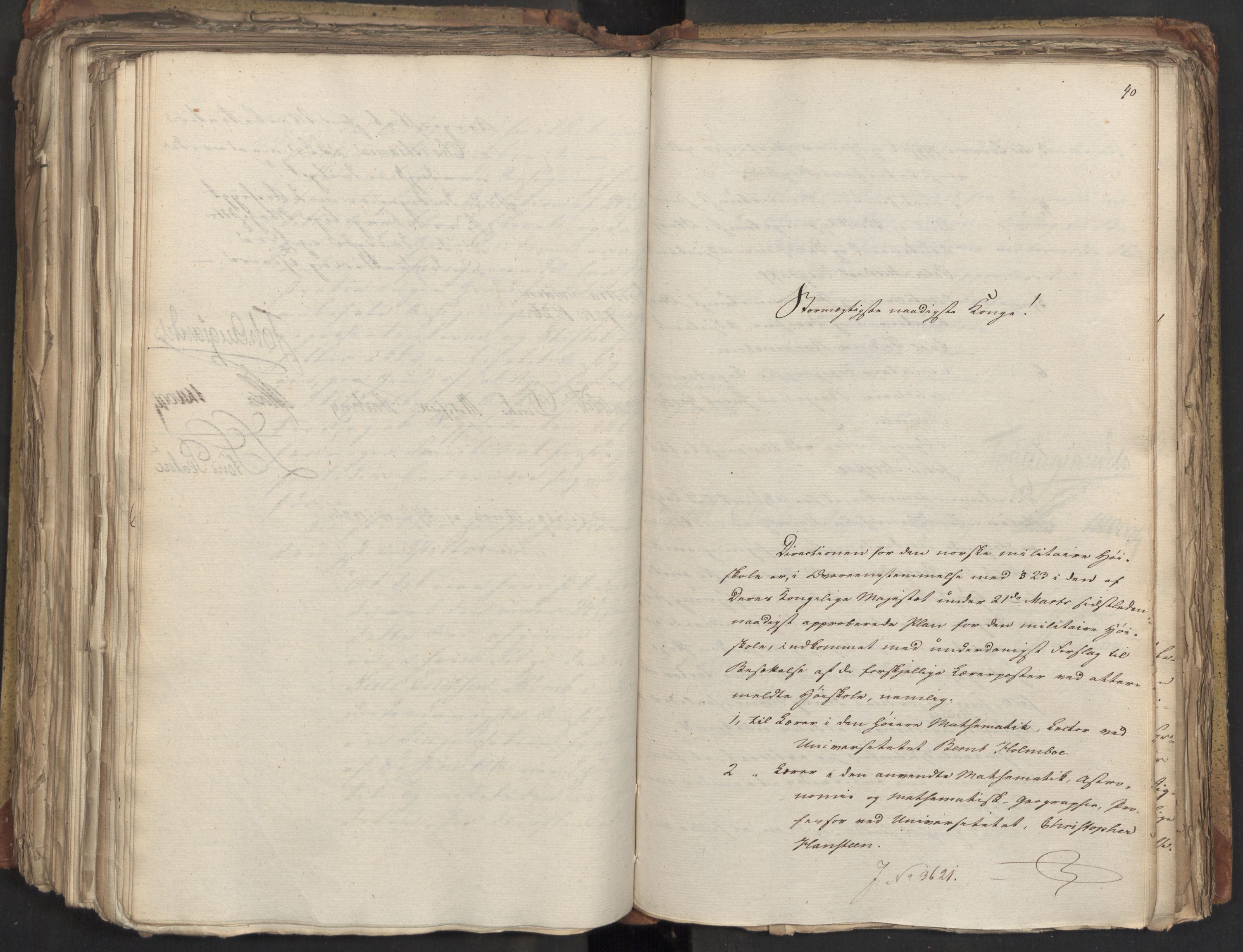 Statsrådsavdelingen i Stockholm, AV/RA-S-1003/D/Da/L0047: Regjeringsinnstillinger nr. 3501-3659, 1826, p. 341