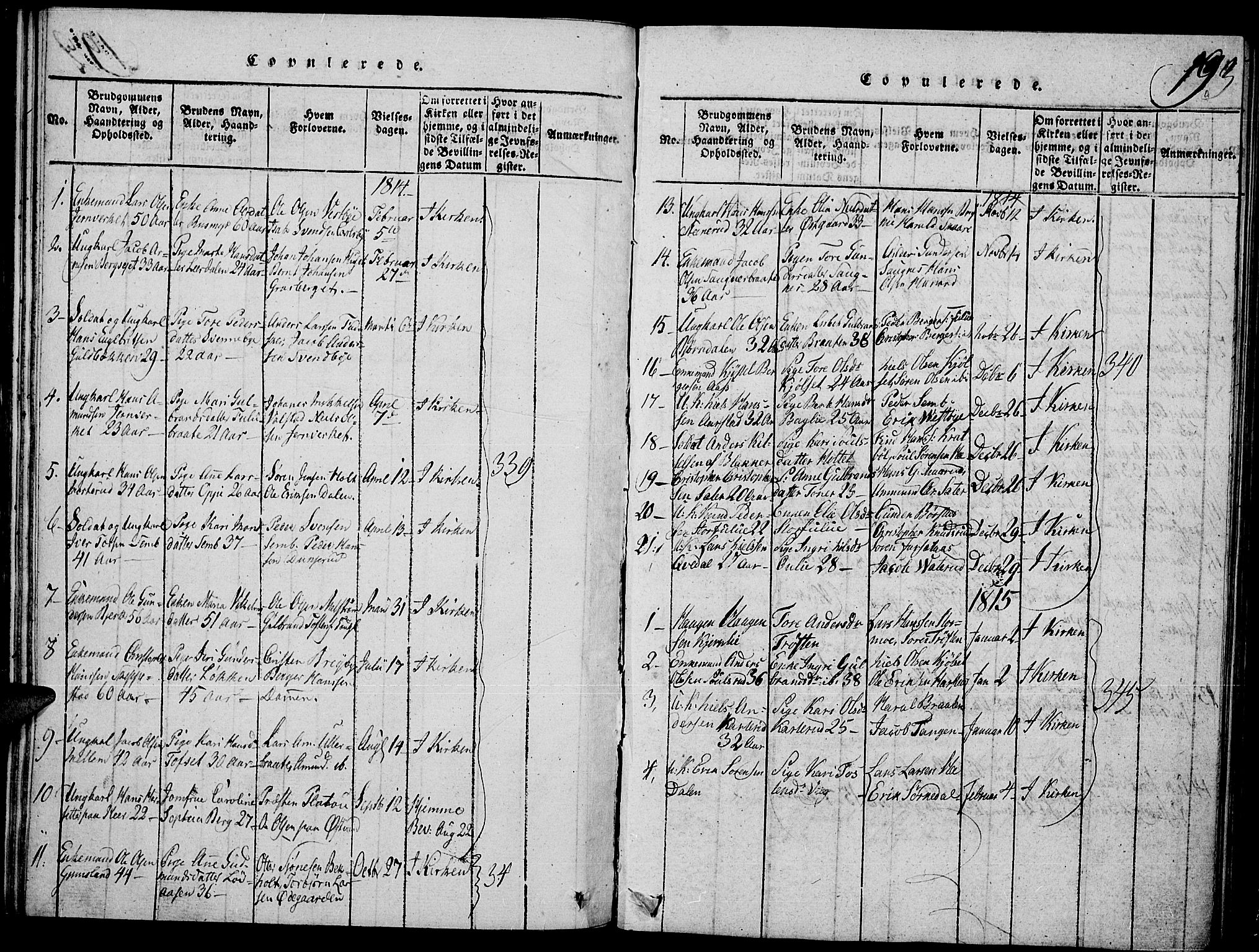 Strøm-Odalen prestekontor, SAH/PREST-028/H/Ha/Hab/L0001: Parish register (copy) no. 1, 1813-1825, p. 193